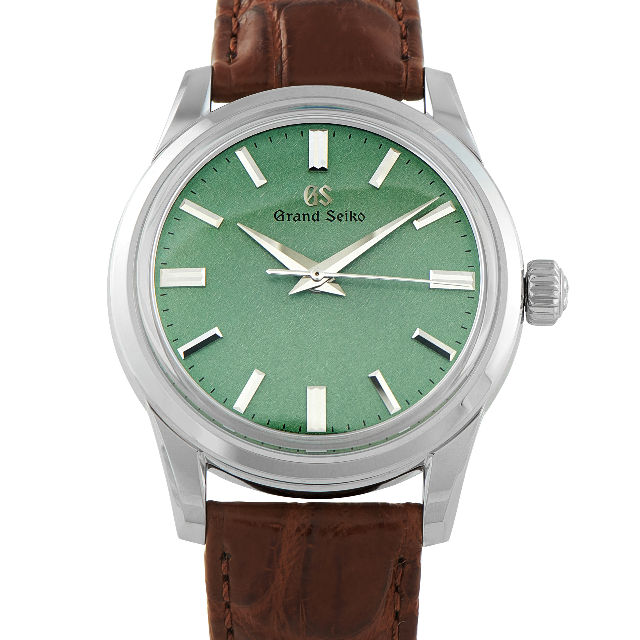 Grand Seiko Elegance Genbi Green Limited Edition Steel Watch SBGW277