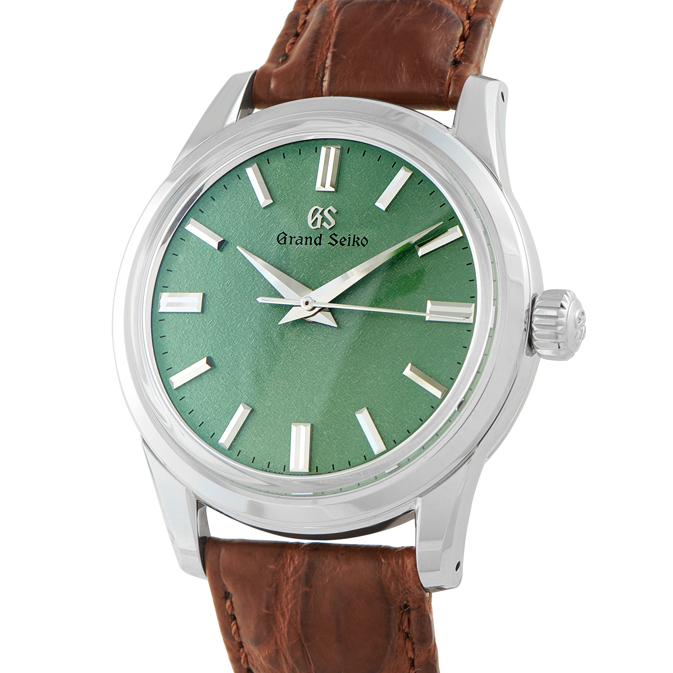 Grand Seiko Elegance Genbi Green Limited Edition Steel Watch SBGW277