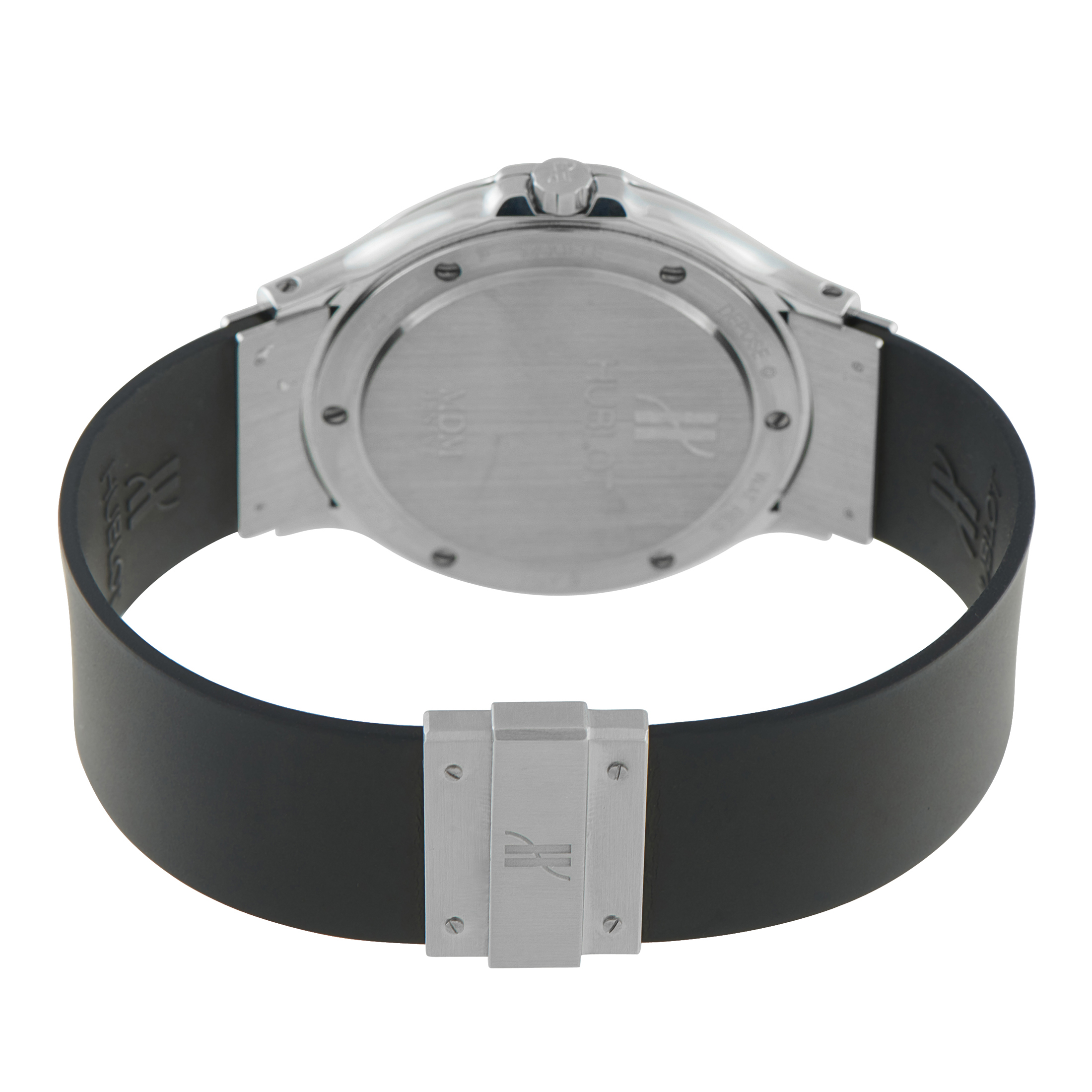 Hublot Classic MDM Depose Black Dial Steel Quartz Watch 1521.1