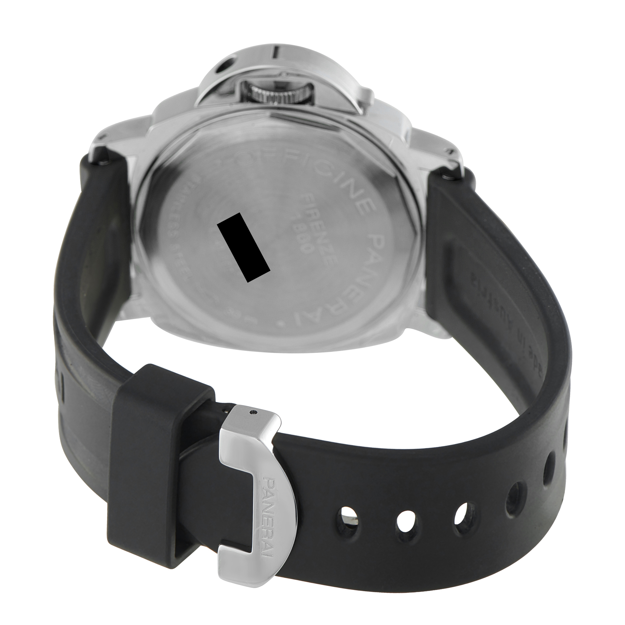 Officine Panerai Luminor Diamond Dial Steel Watch PAM00130