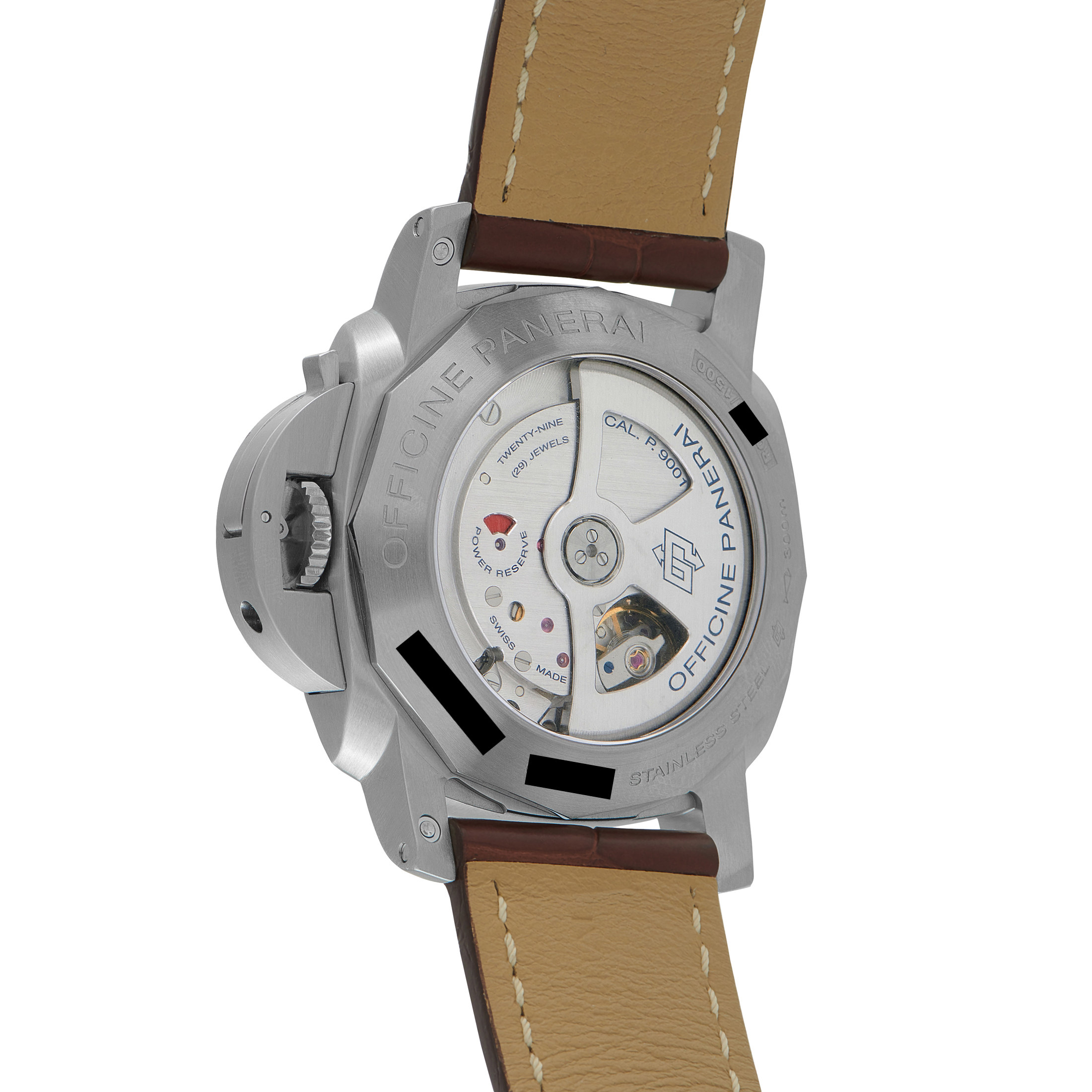 Officine Panerai Luminor 1950 GMT 3 Days Steel Watch PAM00320