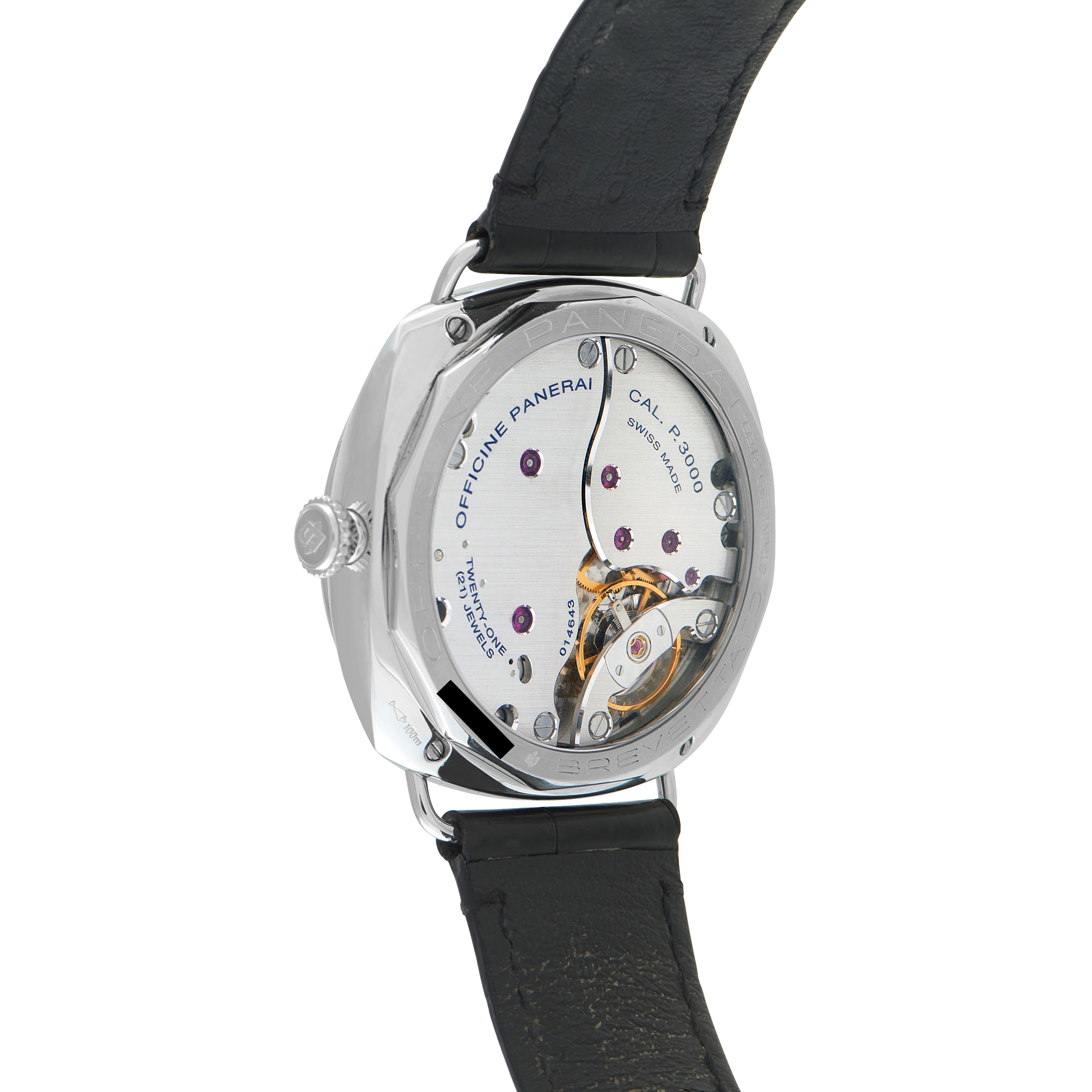 Officine Panerai Radiomir S.L.C. 3 Days Steel Watch PAM00425