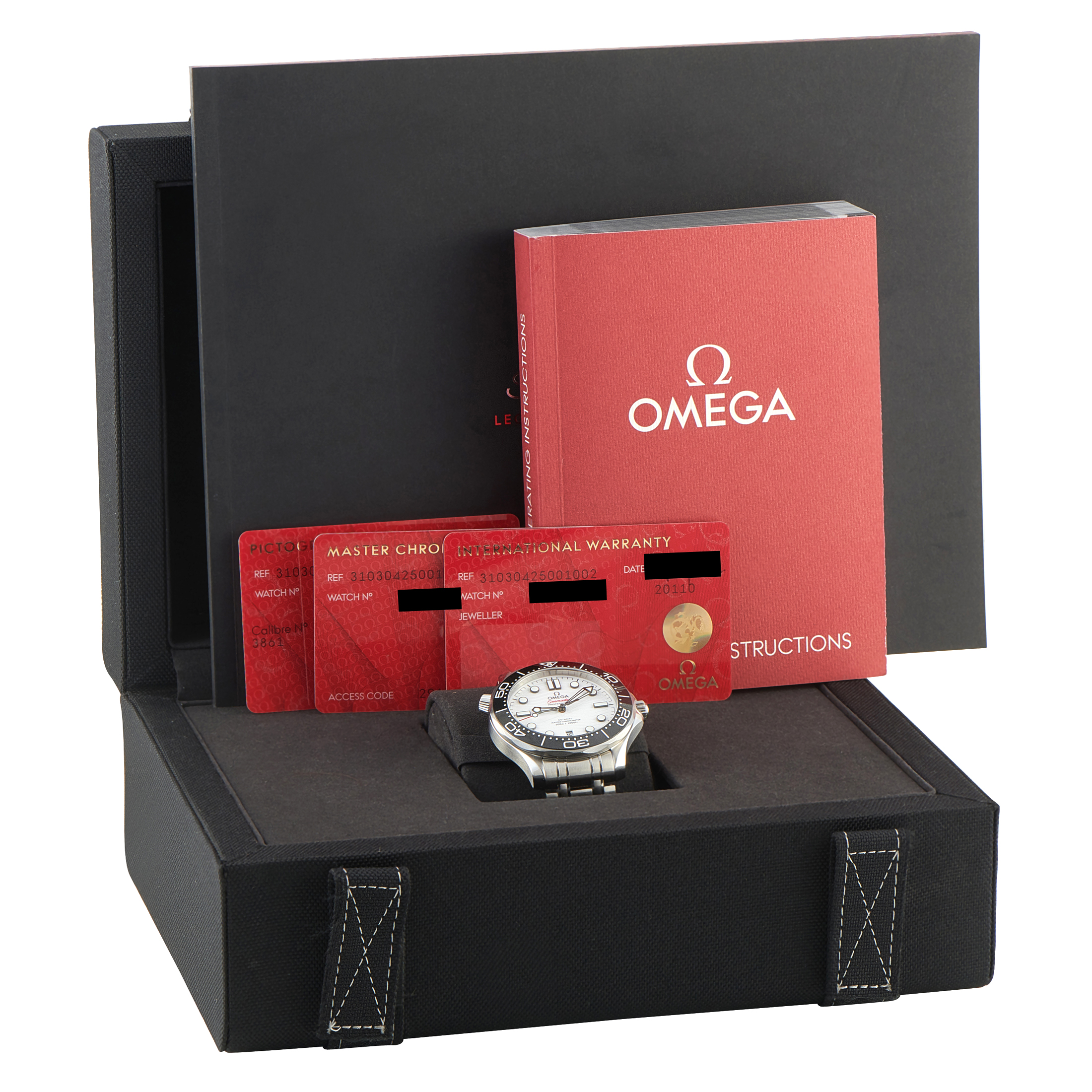 Omega Seamaster Diver 300M White Dial Steel Watch 210.30.42.20.04.001