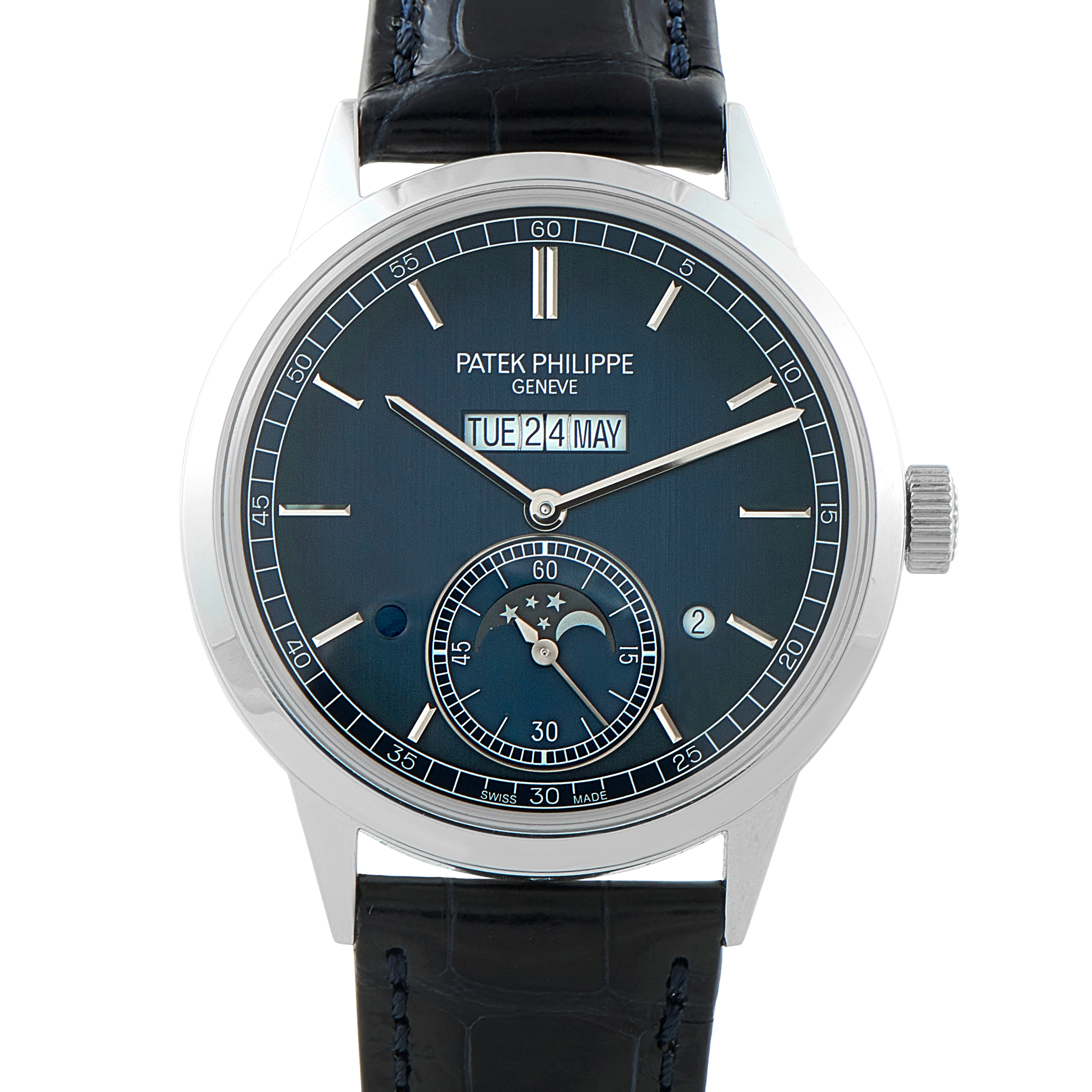 Patek Philippe In-Line Perpetual Calendar Platinum Watch 5236P-001