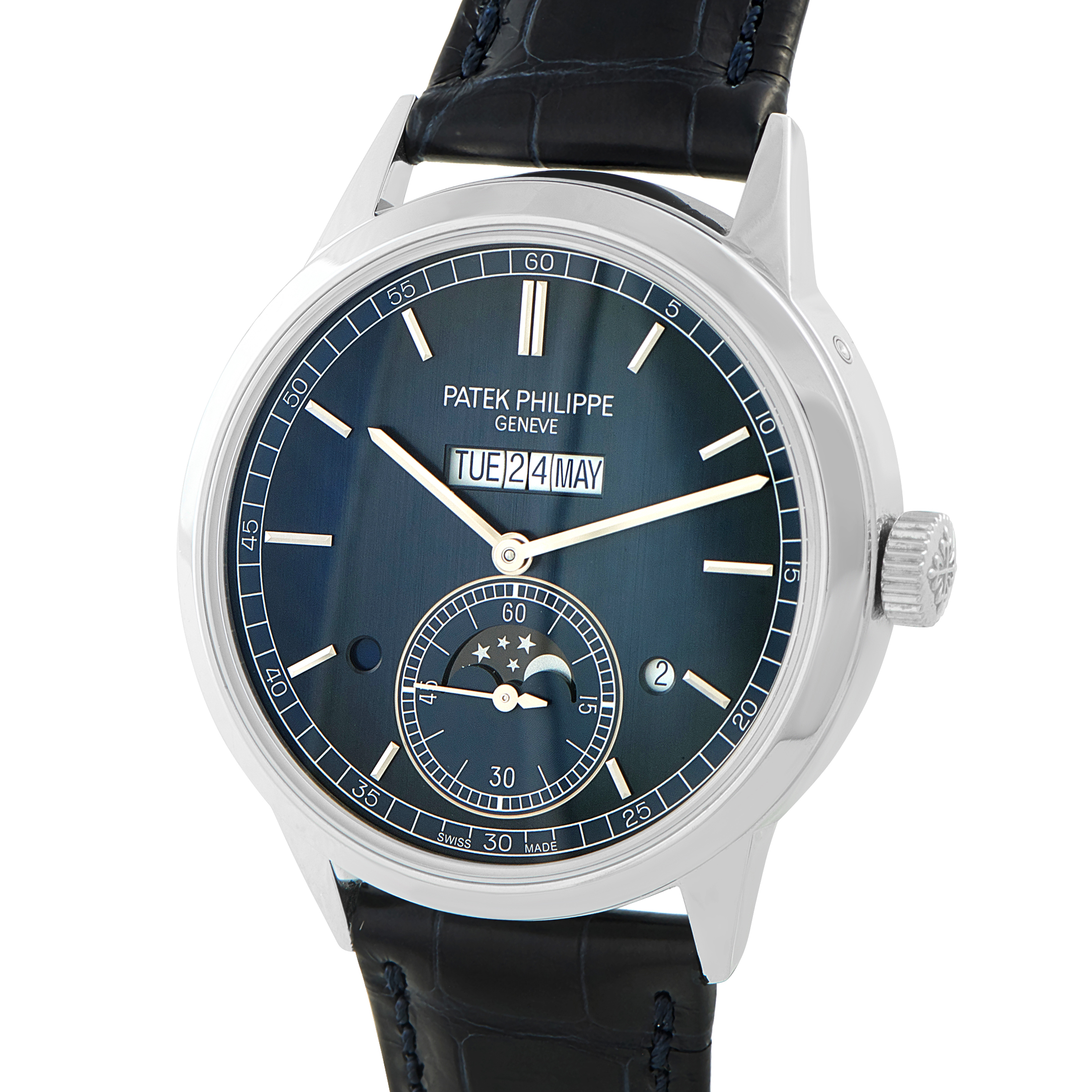 Patek Philippe In-Line Perpetual Calendar Platinum Watch 5236P-001