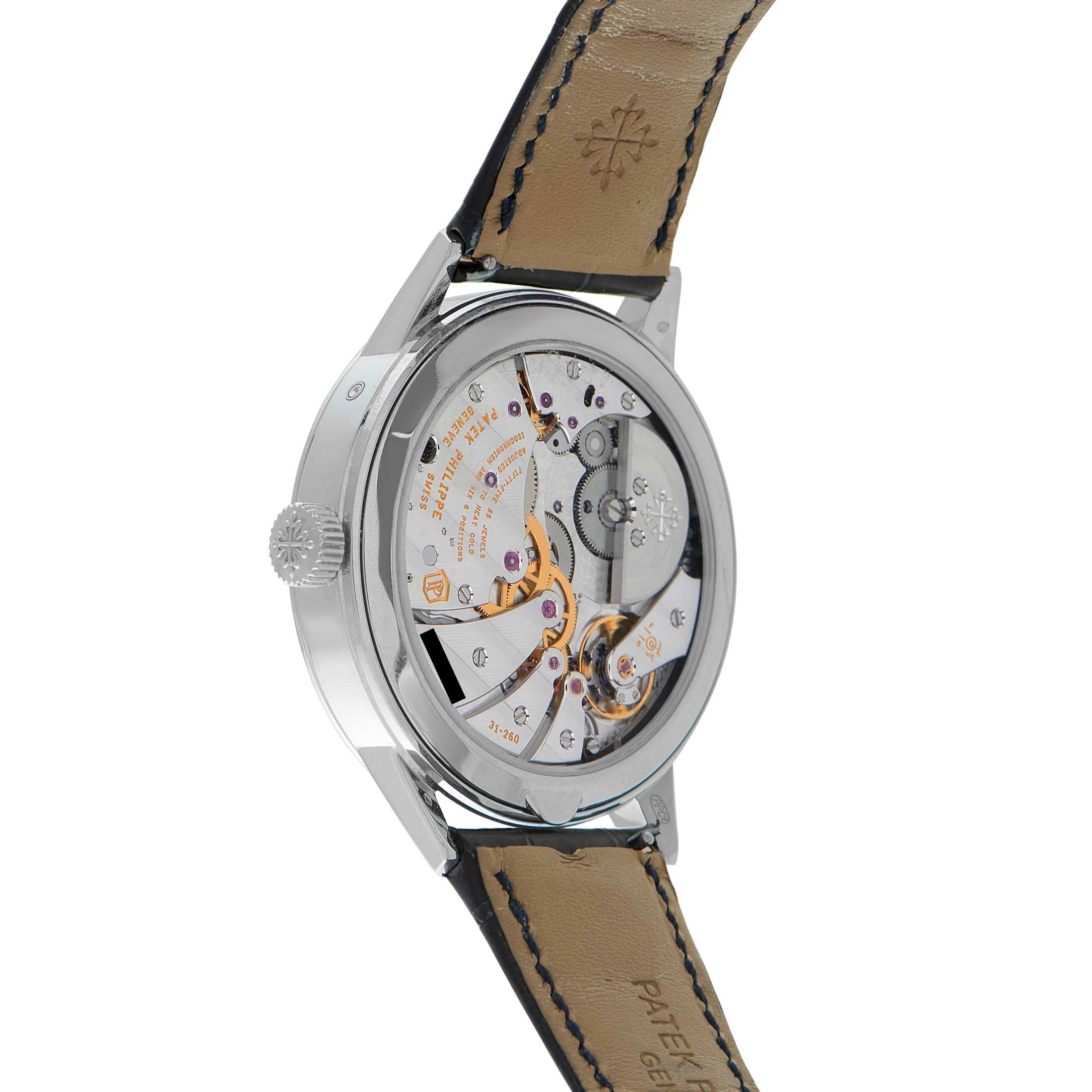 Patek Philippe In-Line Perpetual Calendar Platinum Watch 5236P-001