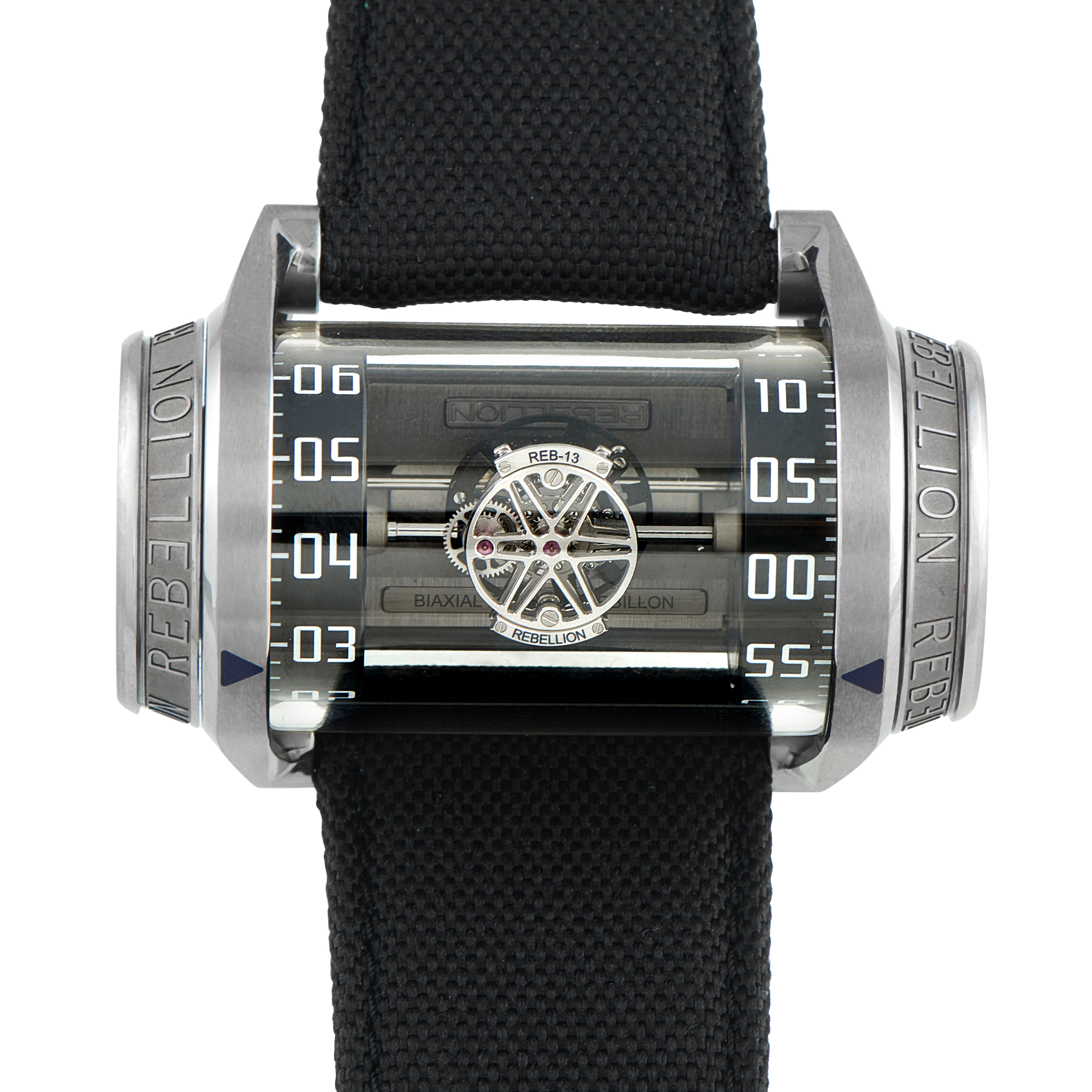 rebellion Weap-One Flying Tourbillon Titanium Watch rbwp1.bit.ti.bl