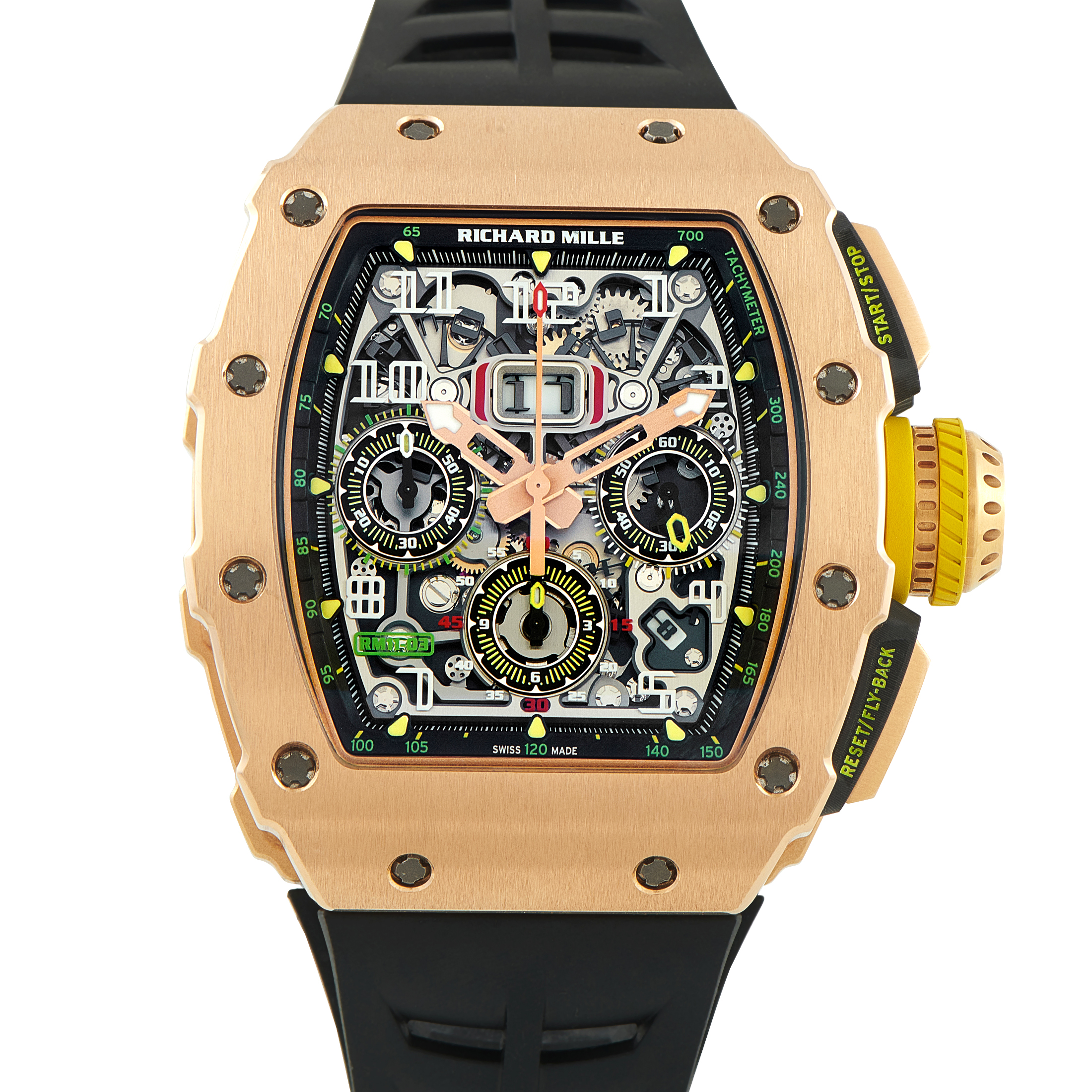Richard Mille RM11-03 Automatic Flyback Chronograph Rose Gold Watch RM11-03