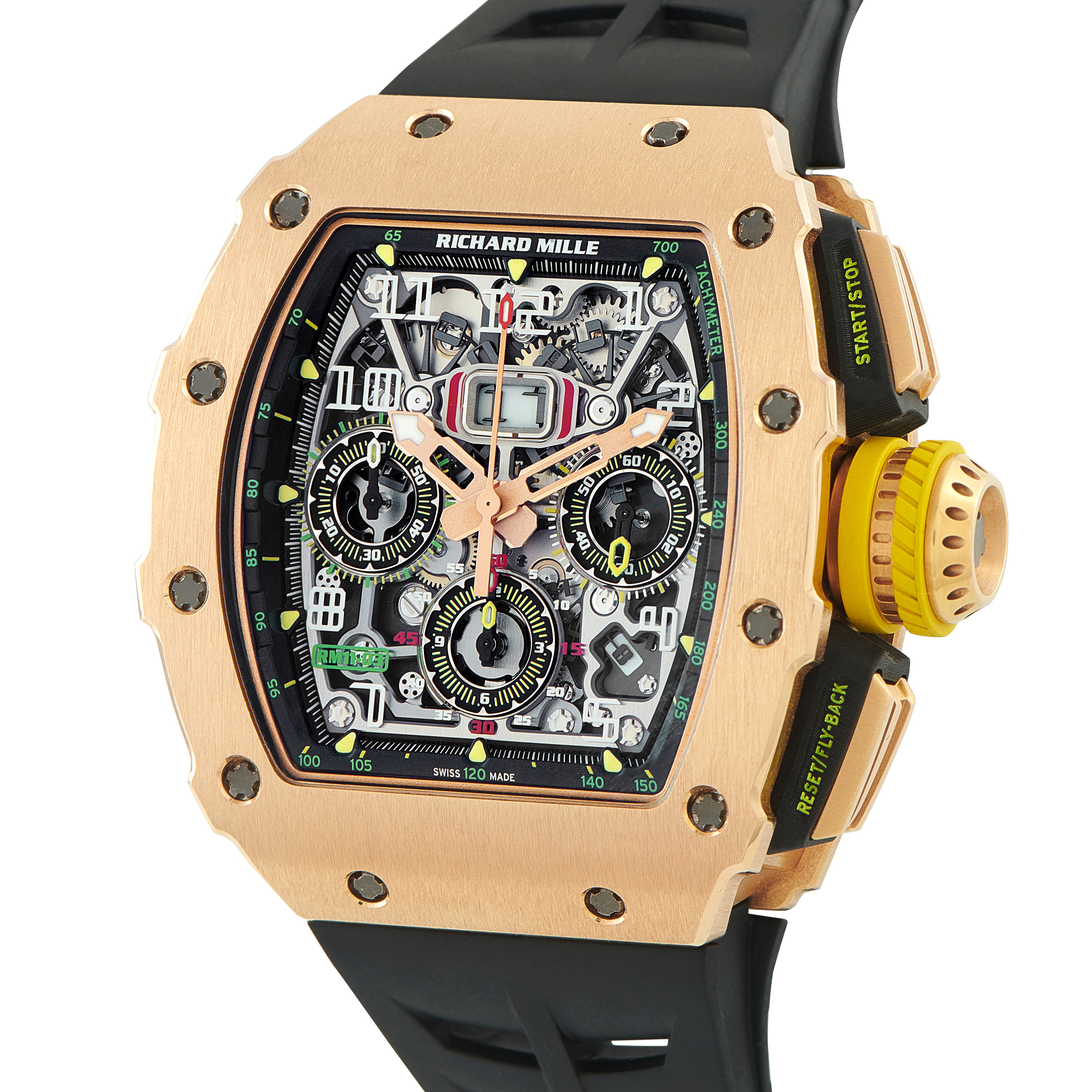Richard Mille RM11-03 Automatic Flyback Chronograph Rose Gold Watch RM11-03