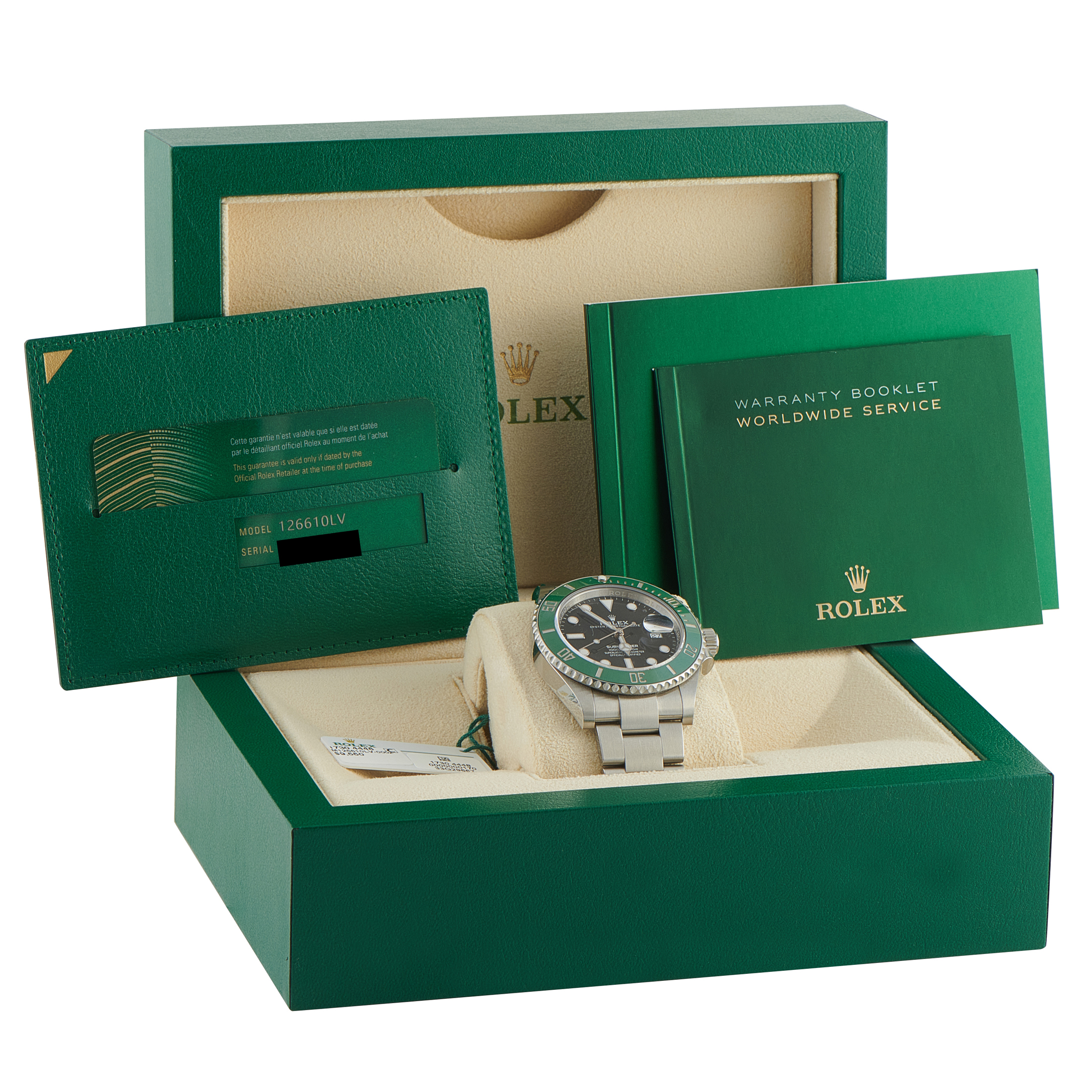 Rolex Submariner Date Starbucks Steel Watch 126610LV