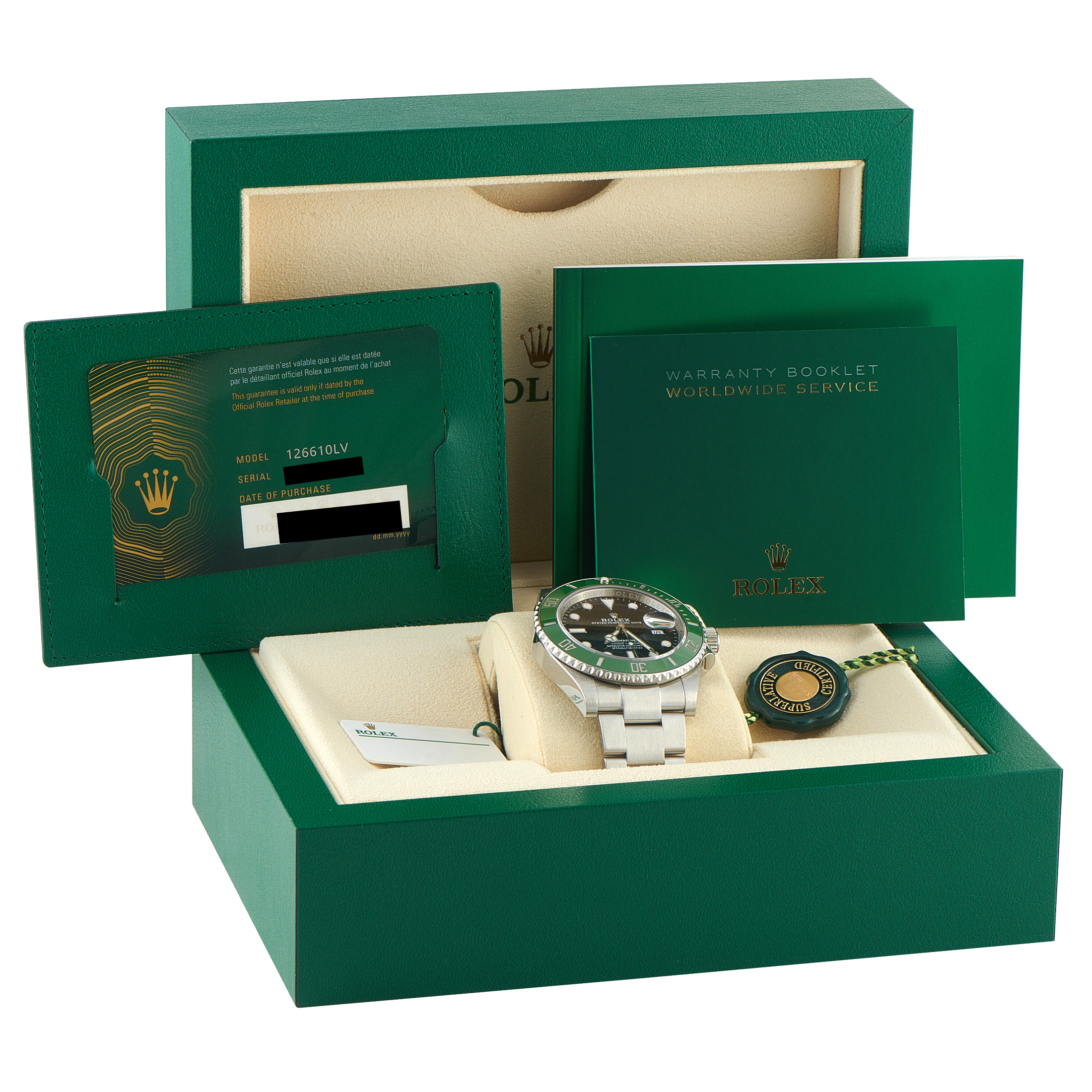 Rolex Submariner Date Starbucks Steel Watch 126610LV