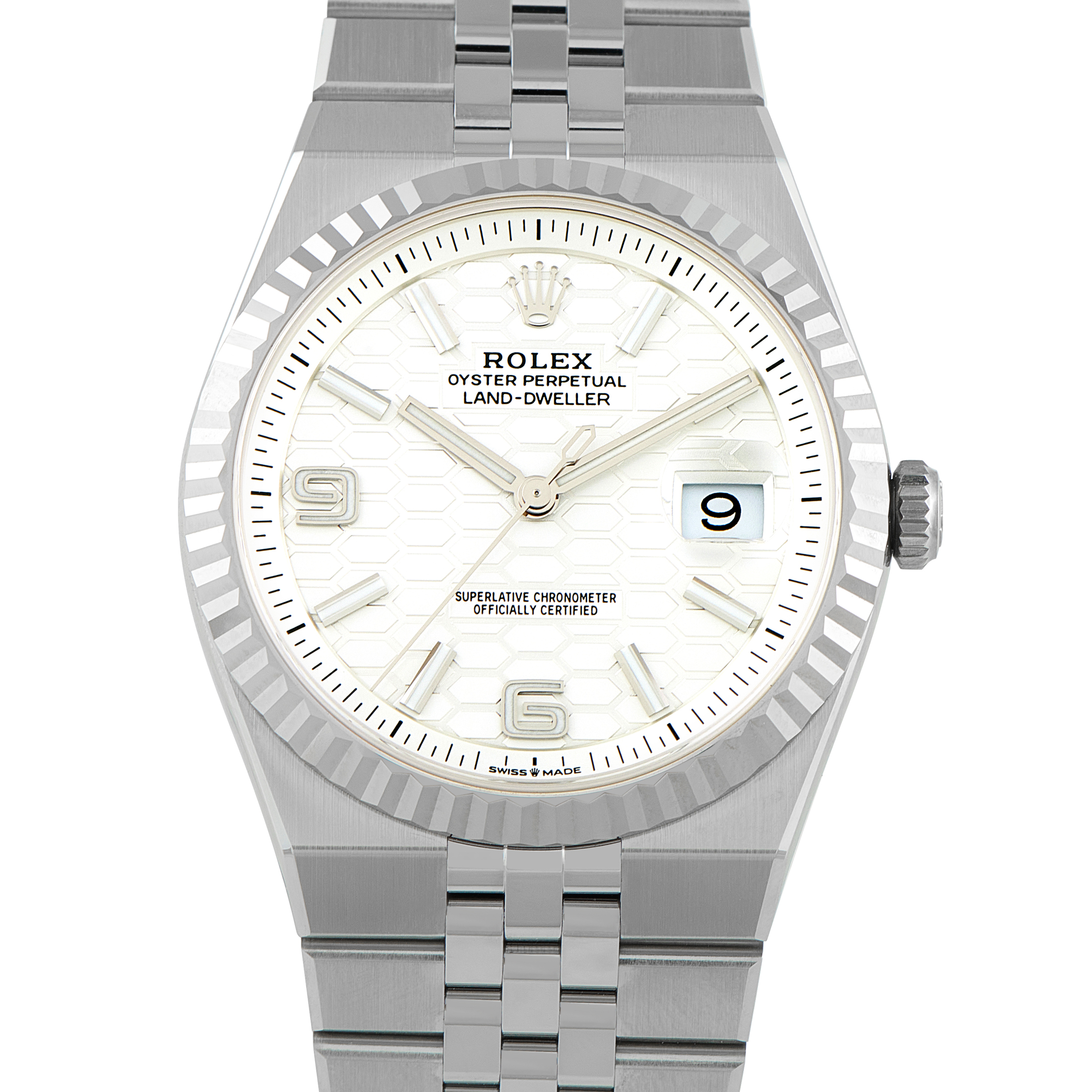 Rolex Land-Dweller 40 Steel Flat Jubilee Watch 127334