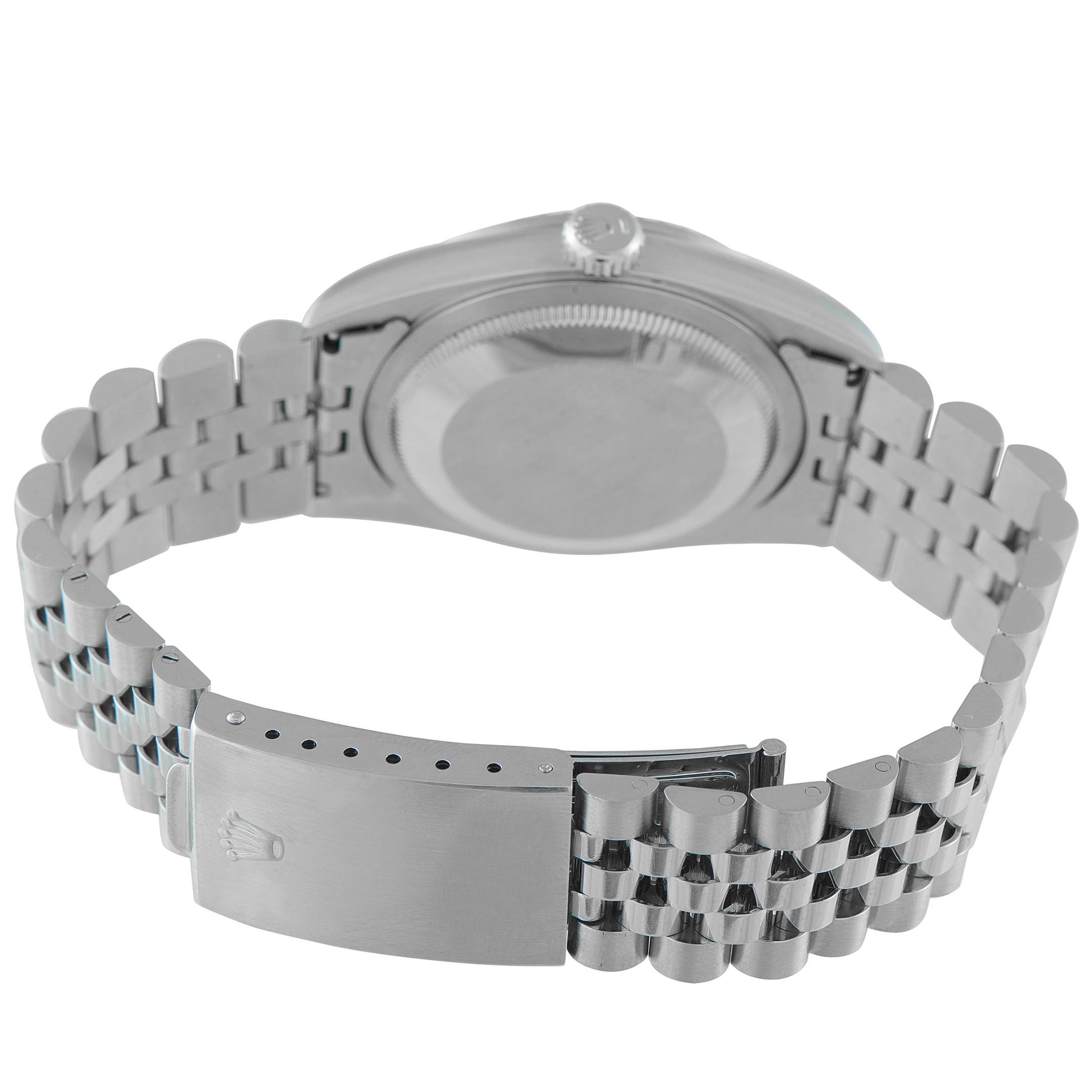 Rolex Datejust 36 Engine-Turned Bezel Steel Jubilee Watch 16220