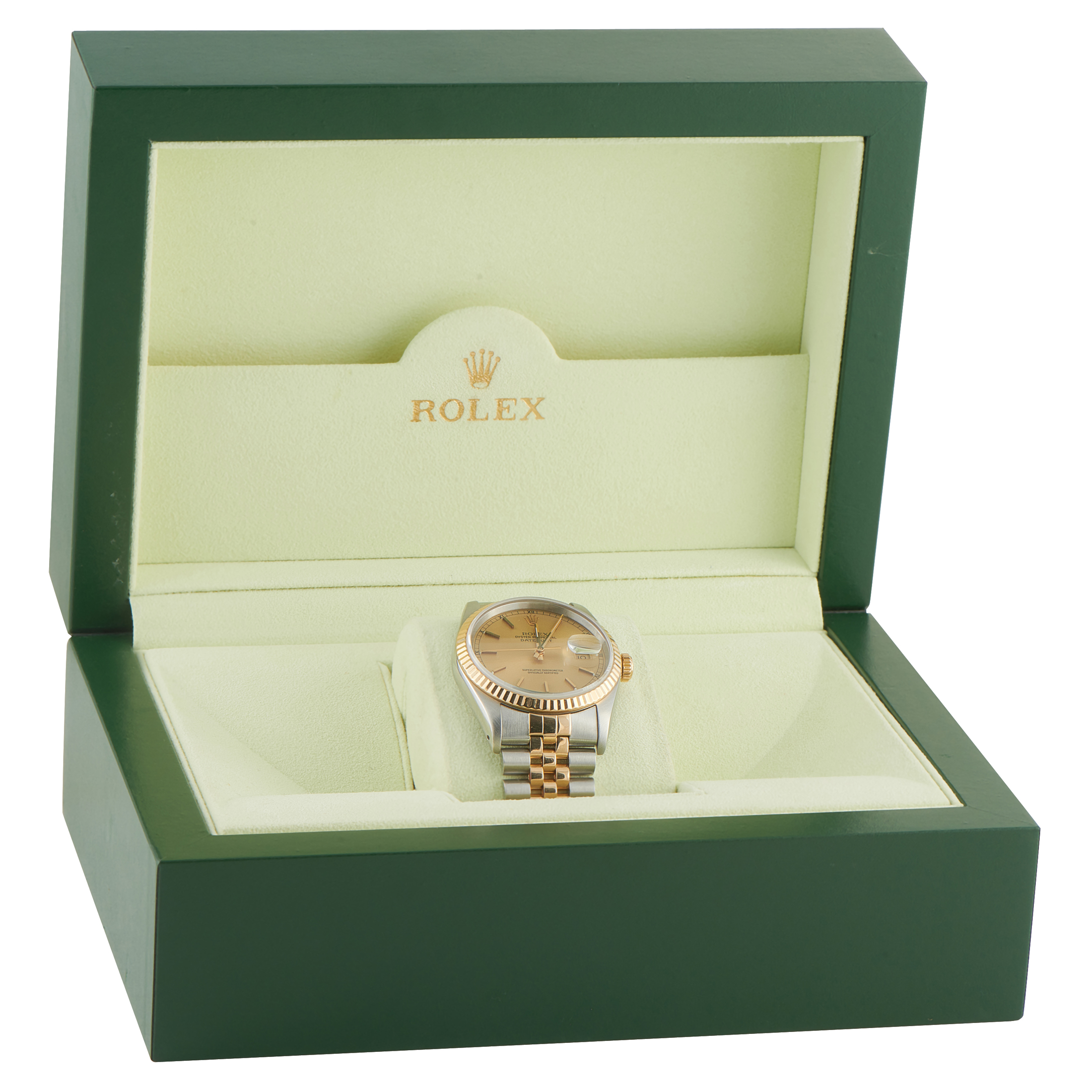 Rolex Datejust 36 Champagne Dial Two-Tone Jubilee Watch 16233