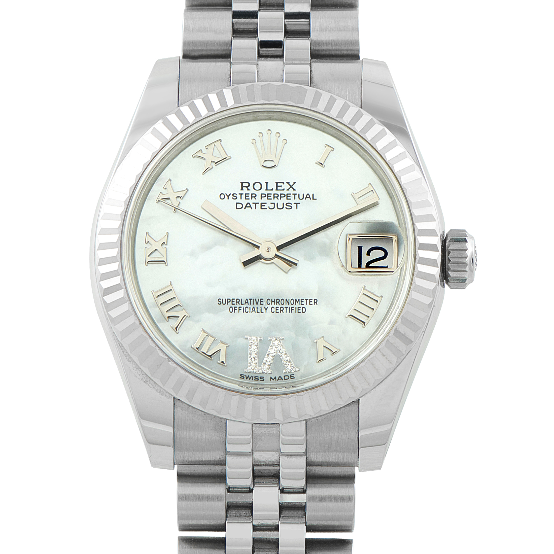 Rolex Datejust 31 Mother of Pearl Dial Steel Jubilee Watch 178274