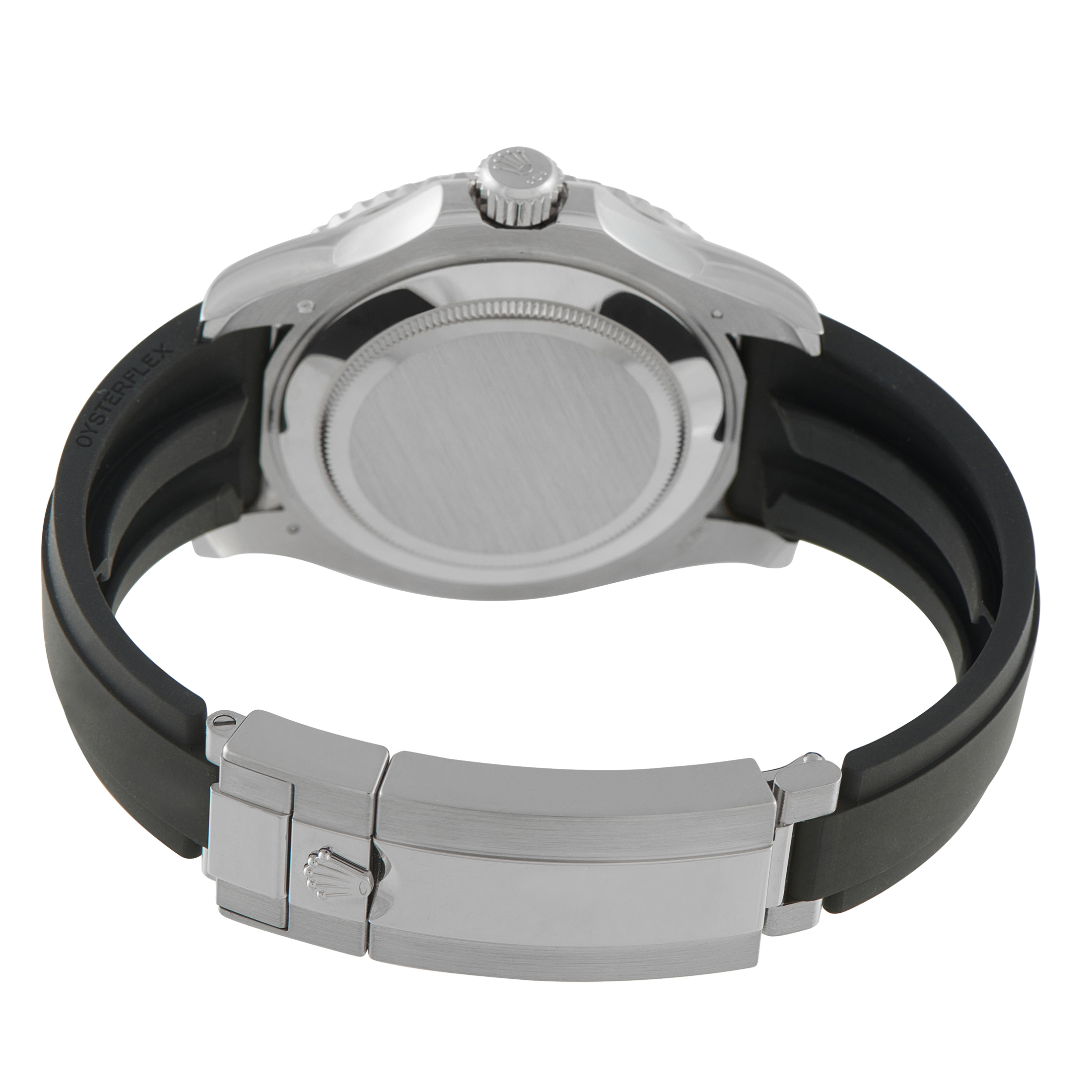 Rolex Yacht-Master 42 Black Dial White Gold Oysterflex Watch 226659