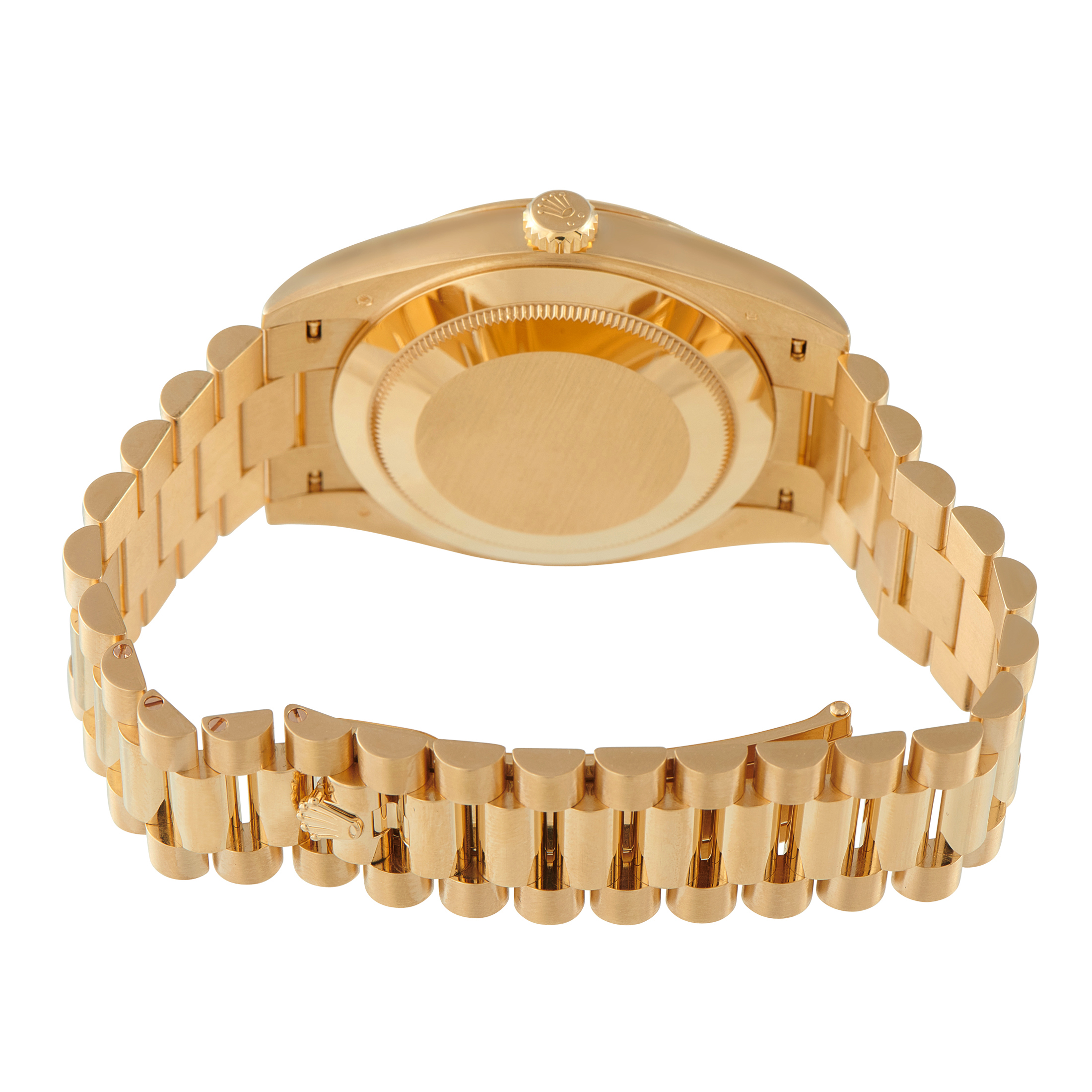 Rolex Day-Date Diamond-Set Onyx Dial Yellow Gold President Watch 228238