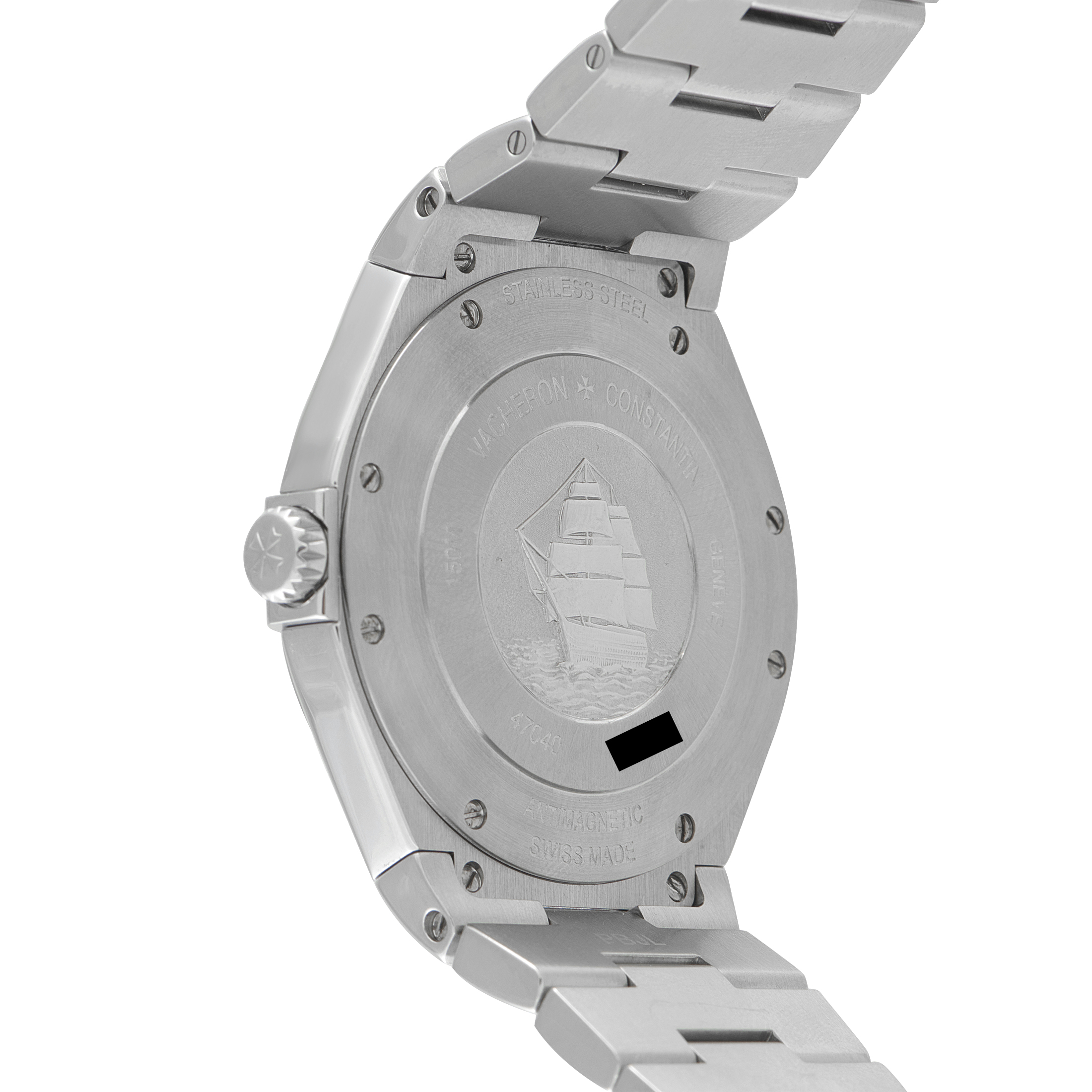 Vacheron Constantin Overseas Silver Dial Steel Watch 47040/B017-9093