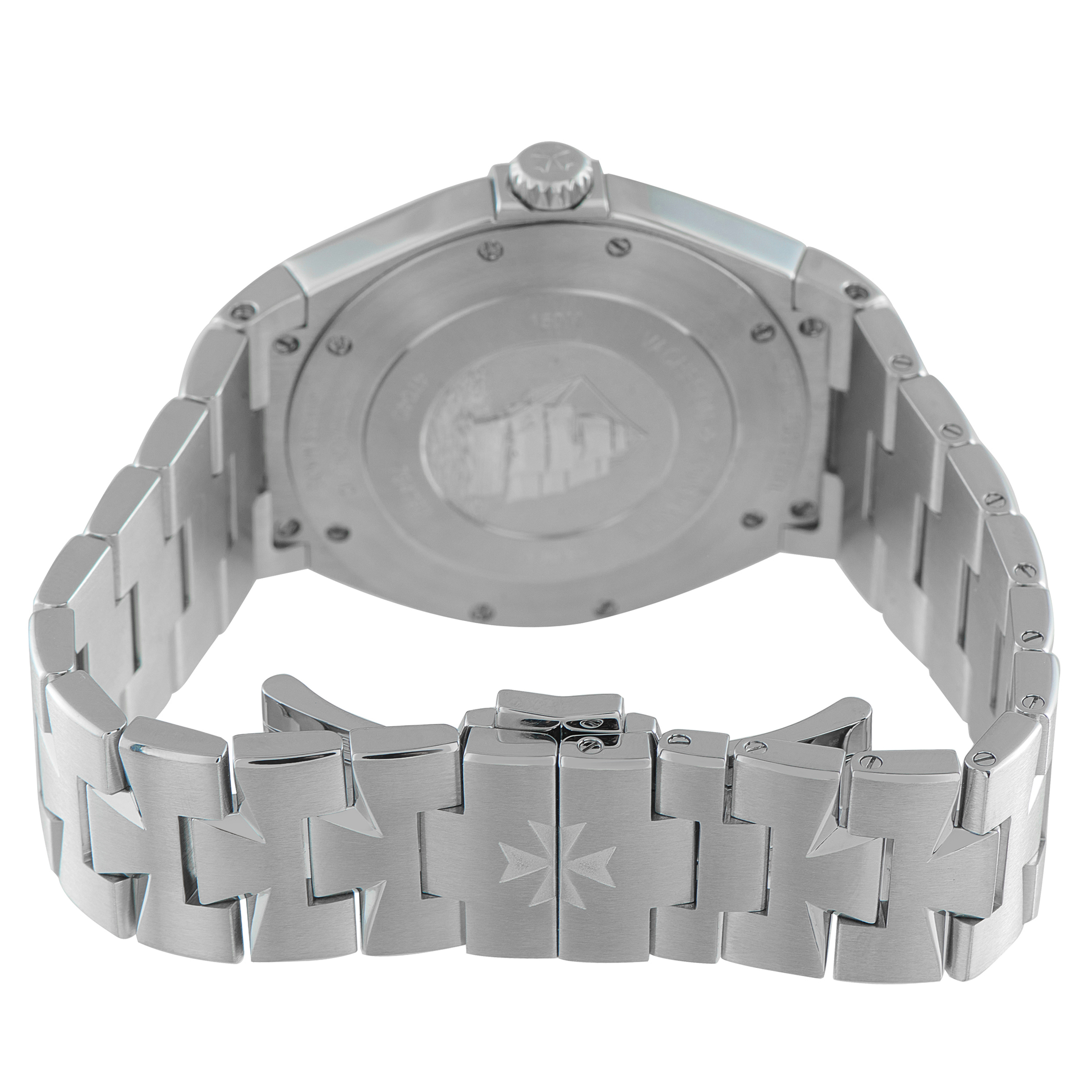 Vacheron Constantin Overseas Silver Dial Steel Watch 47040/B017-9093