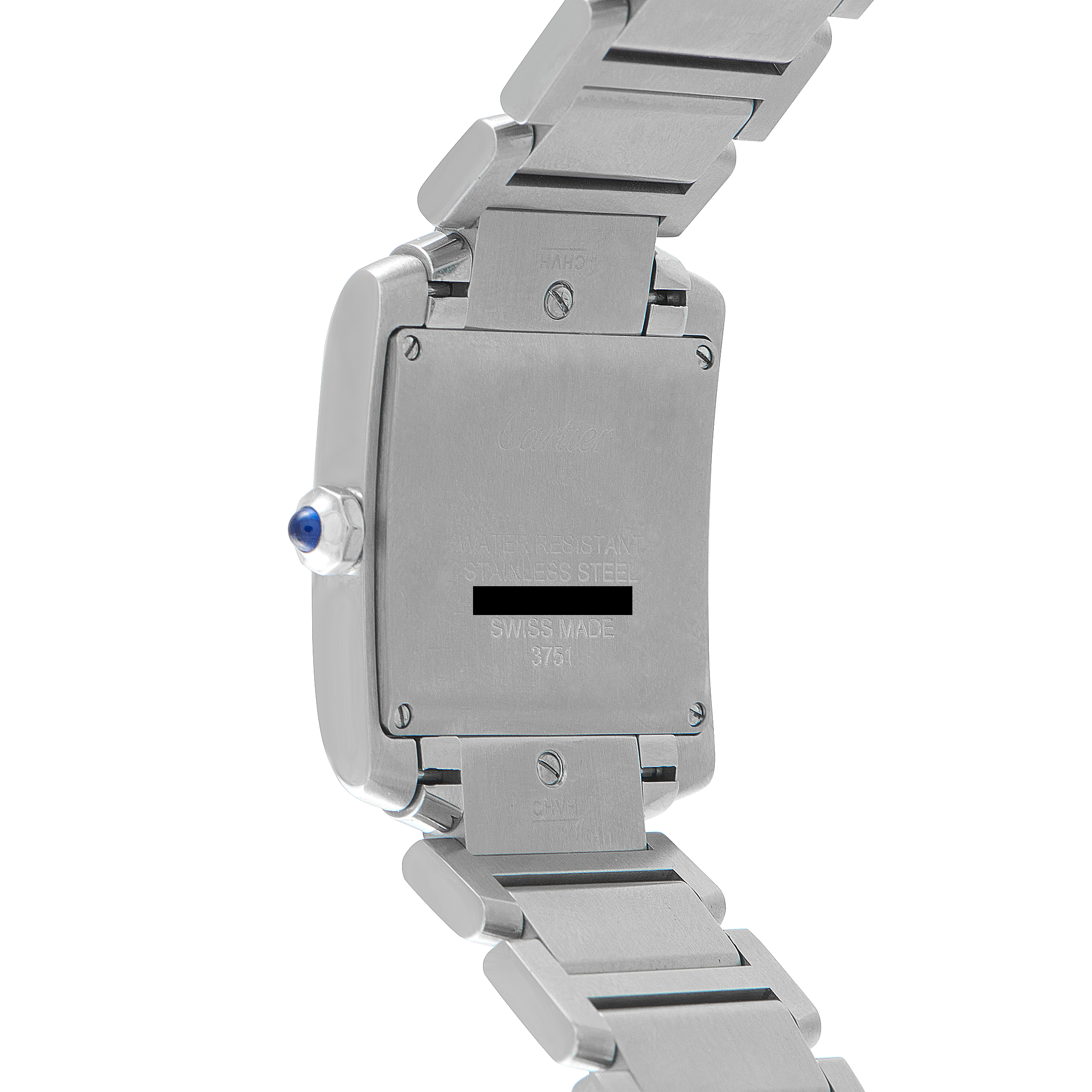 Cartier Tank Française Steel Watch 3751