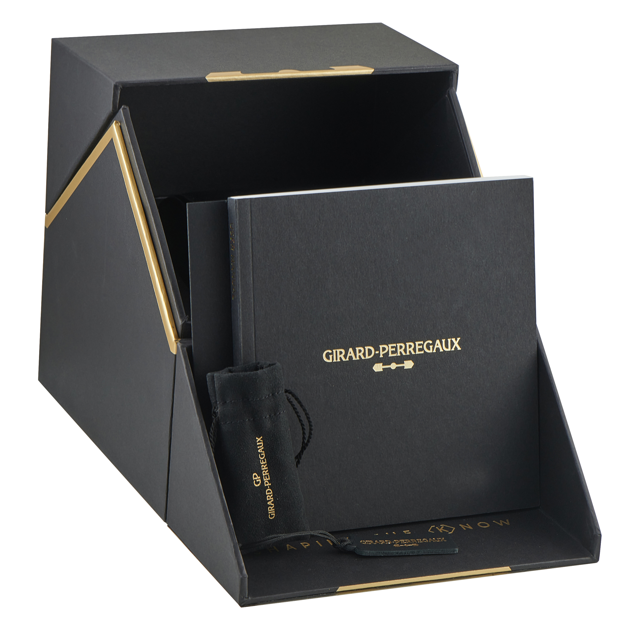 Girard Perregaux 1966 Date and Moon Phase Steel Watch 49545-11-131-BB60