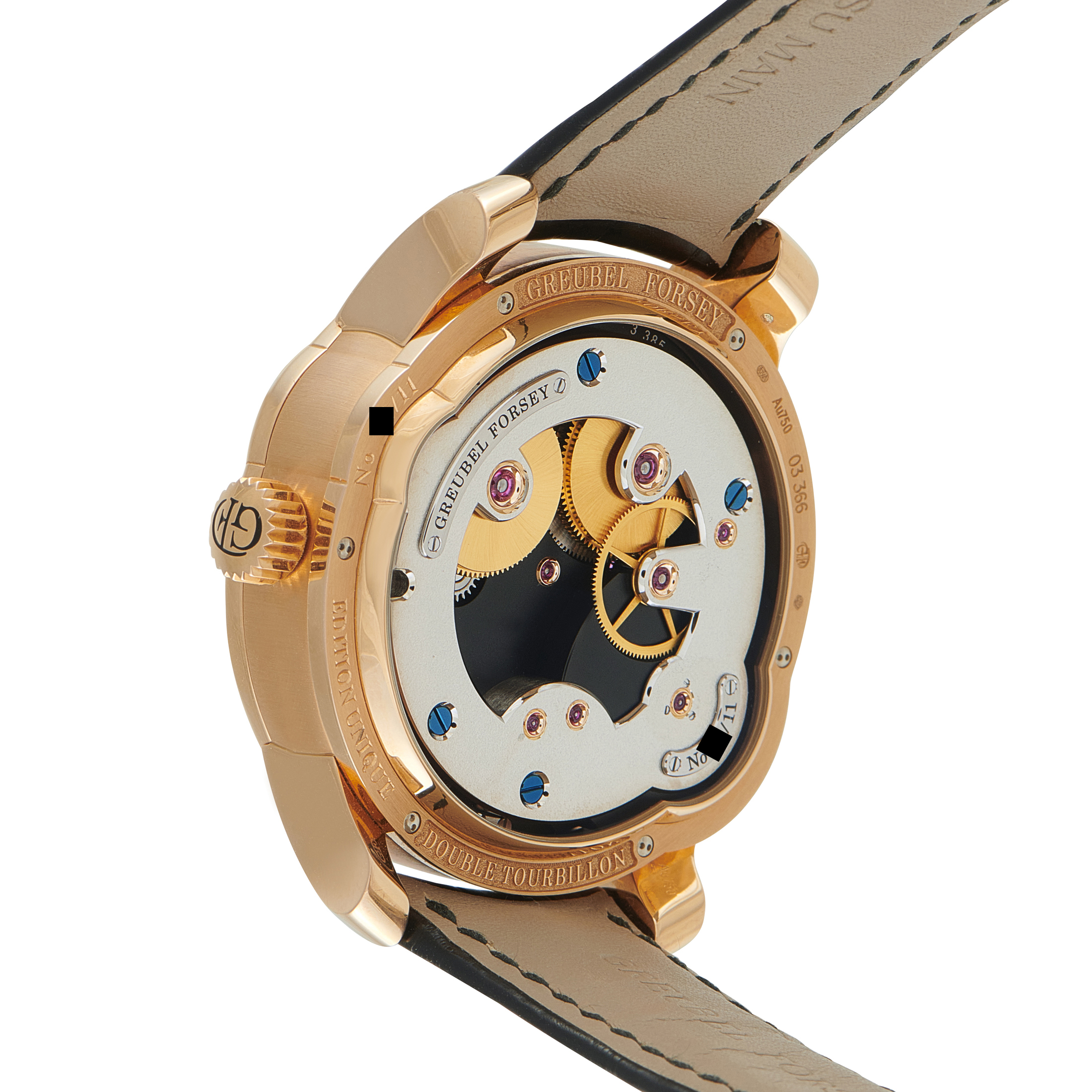 Greubel Forsey Double Tourbillon 30° Asymétrique Red Gold Watch -