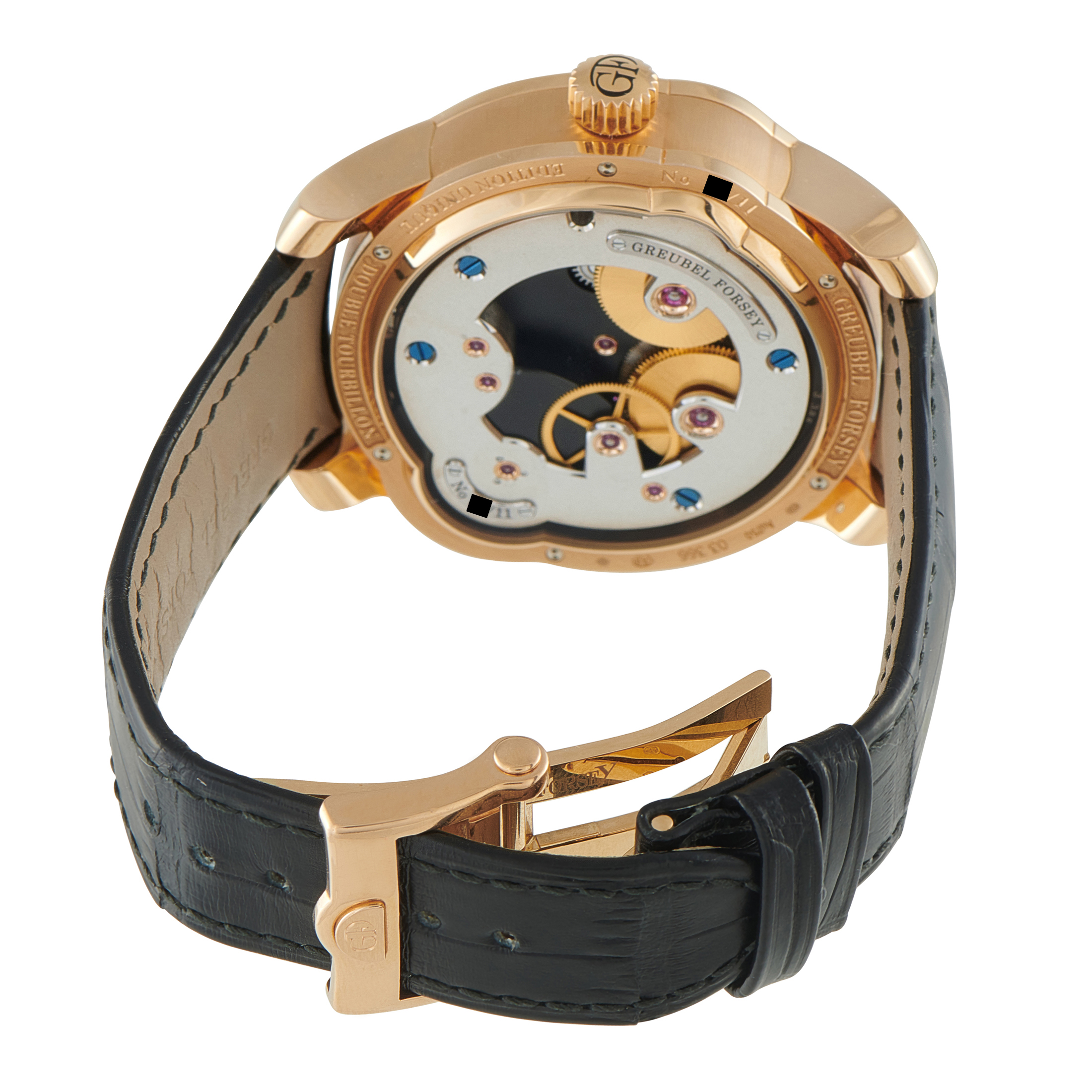 Greubel Forsey Double Tourbillon 30° Asymétrique Red Gold Watch -