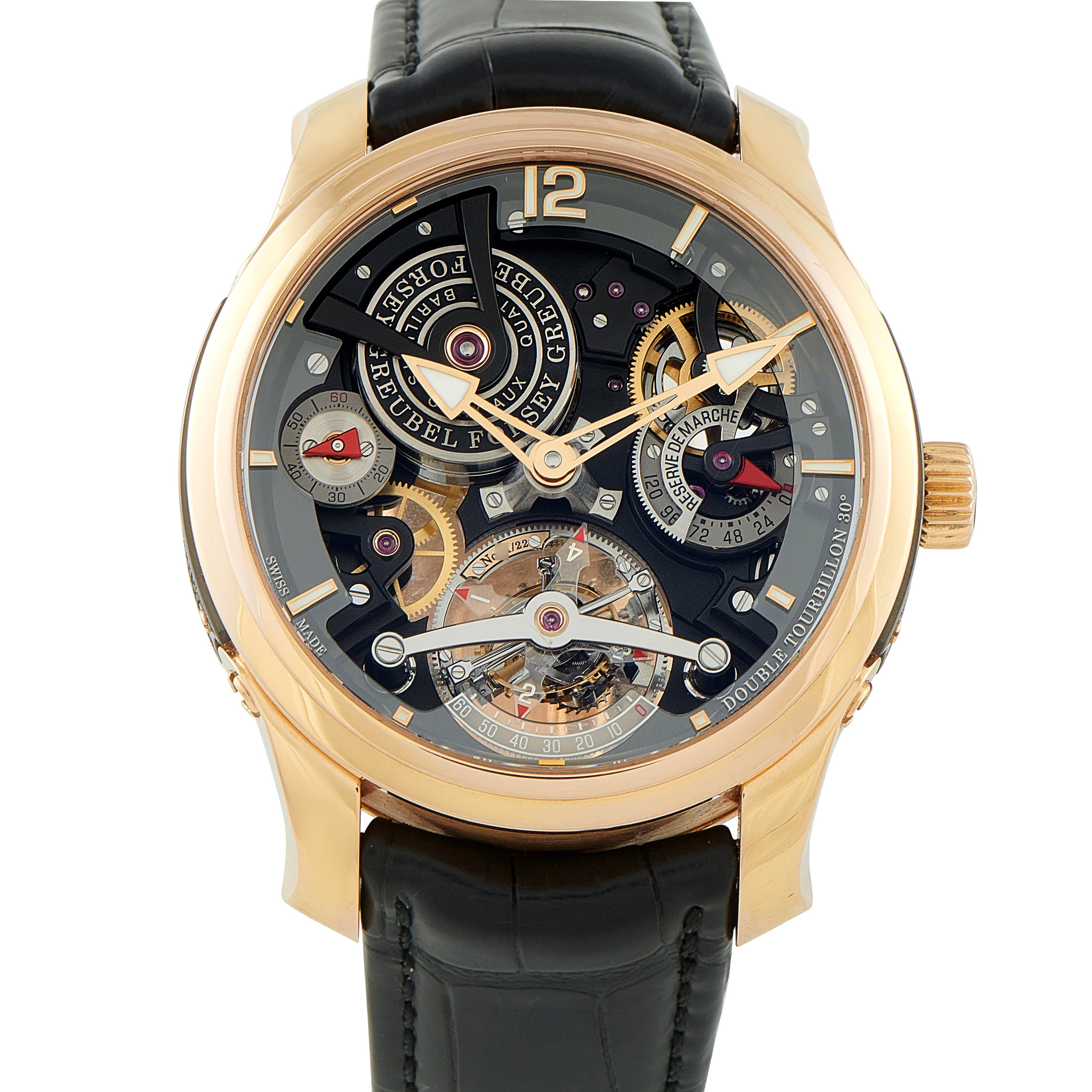 Greubel Forsey Double Tourbillon 30° Technique Red Gold Watch -