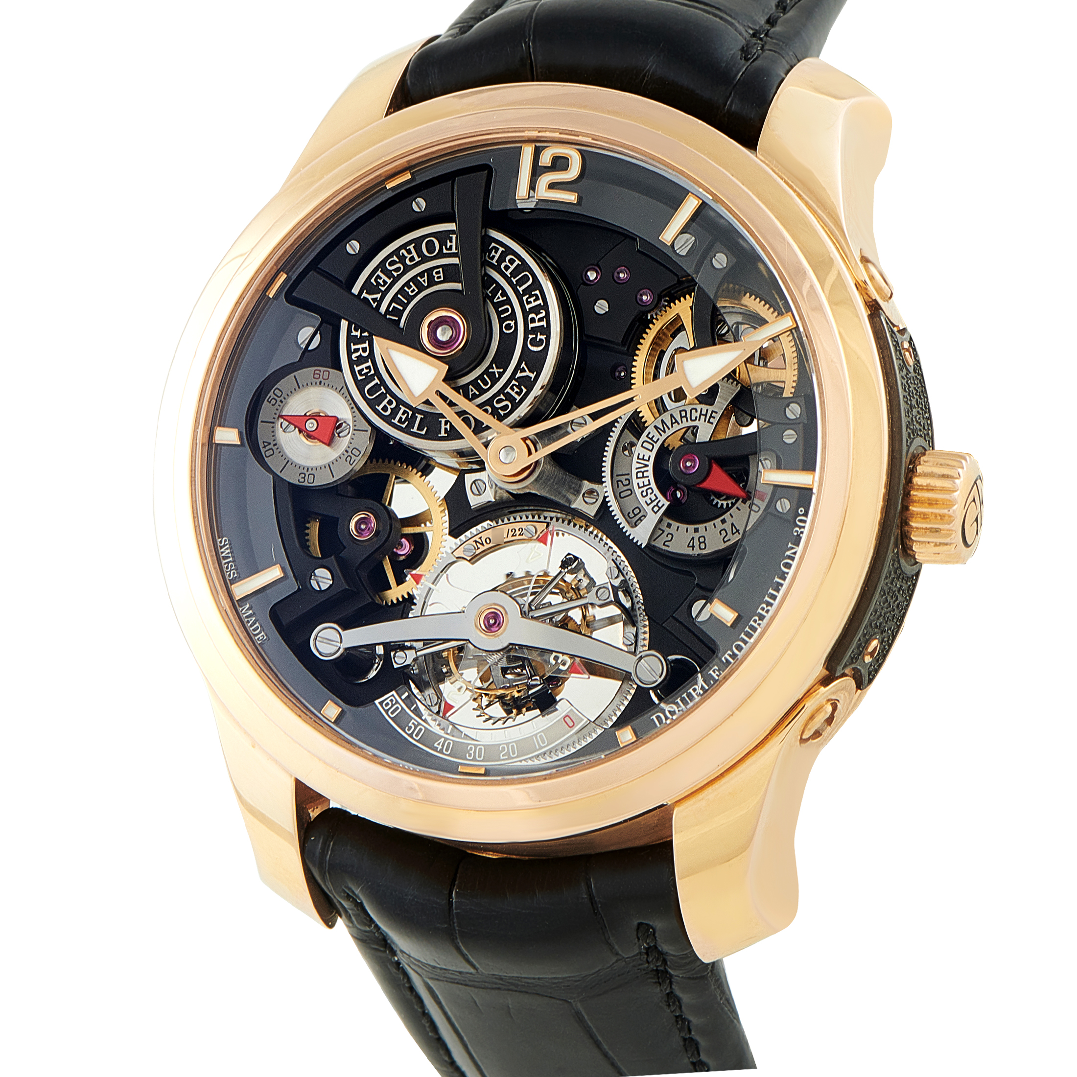 Greubel Forsey Double Tourbillon 30° Technique Red Gold Watch -