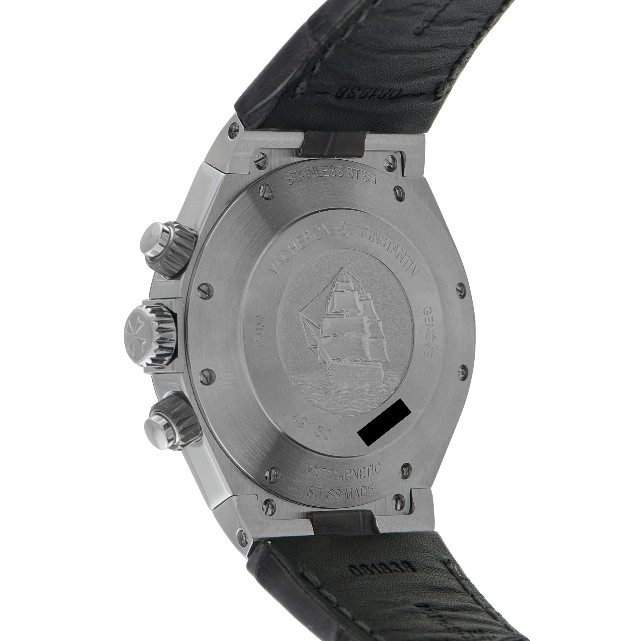 Vacheron Constantin Overseas Chronograph Deep Stream Steel Watch 49150/000W-9501