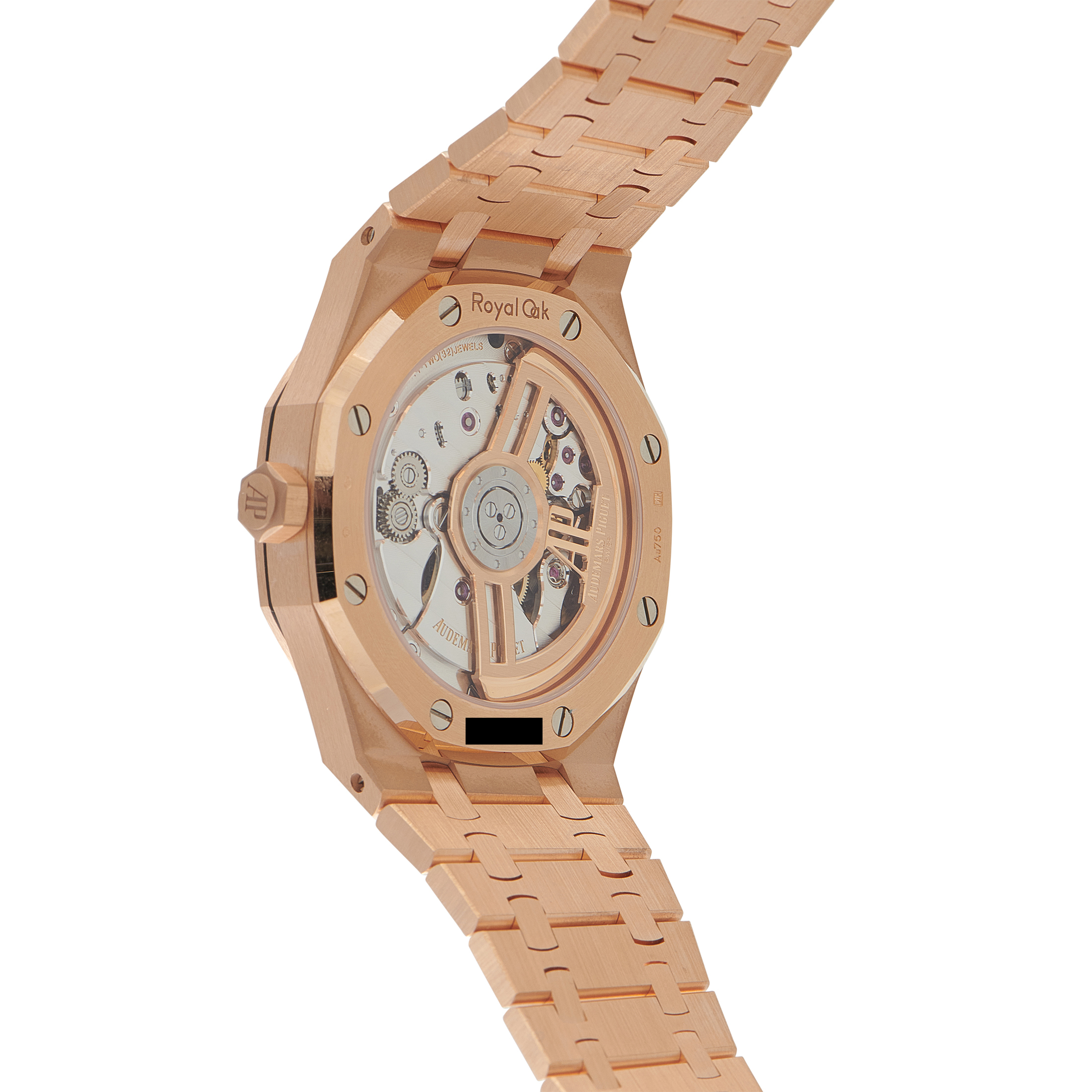 Audemars Piguet Royal Oak 41 Bleu Nuit 18K Rose Gold Watch 15510OR.OO.1320OR.03