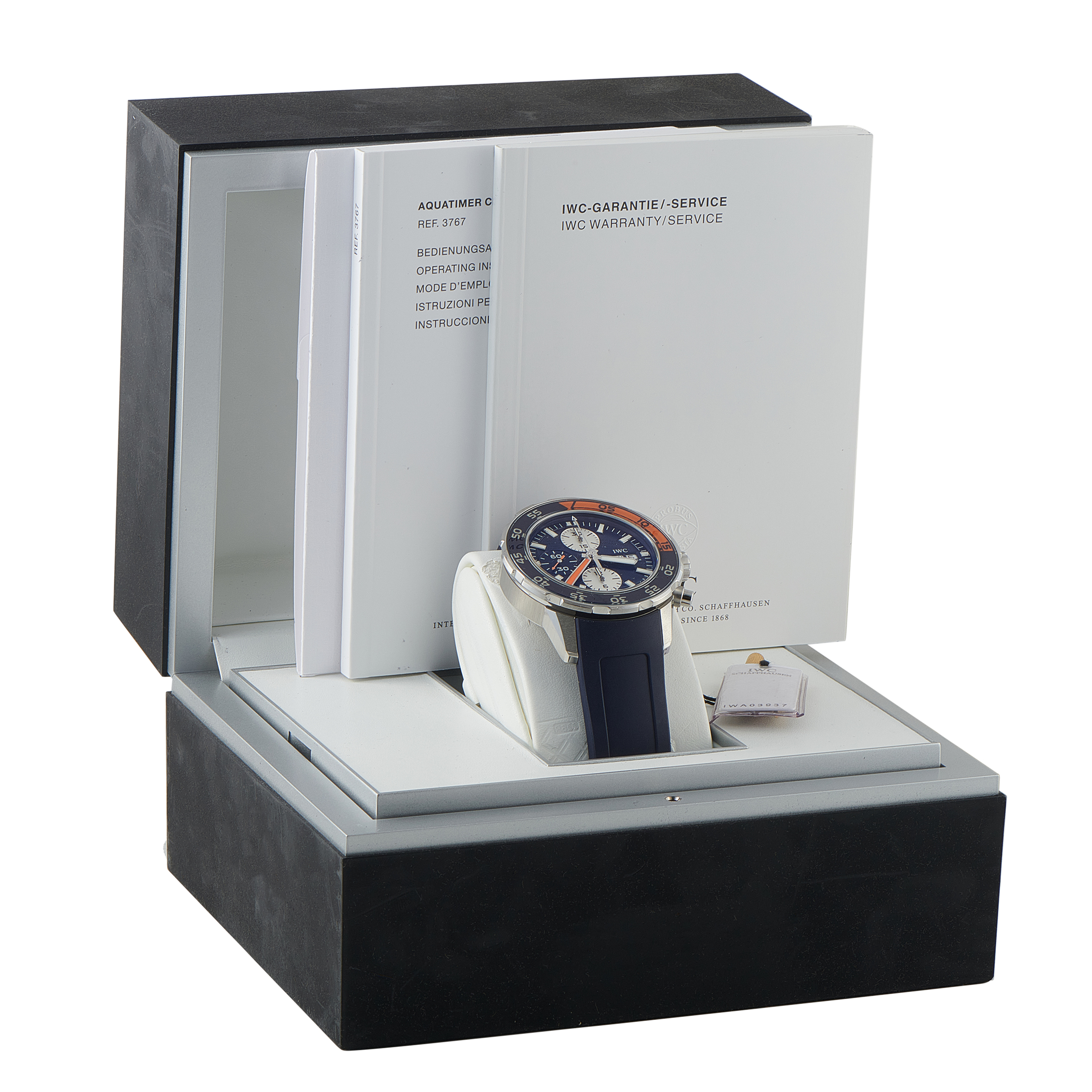 IWC Aquatimer Chronograph Steel on Rubber Watch iw3767-04