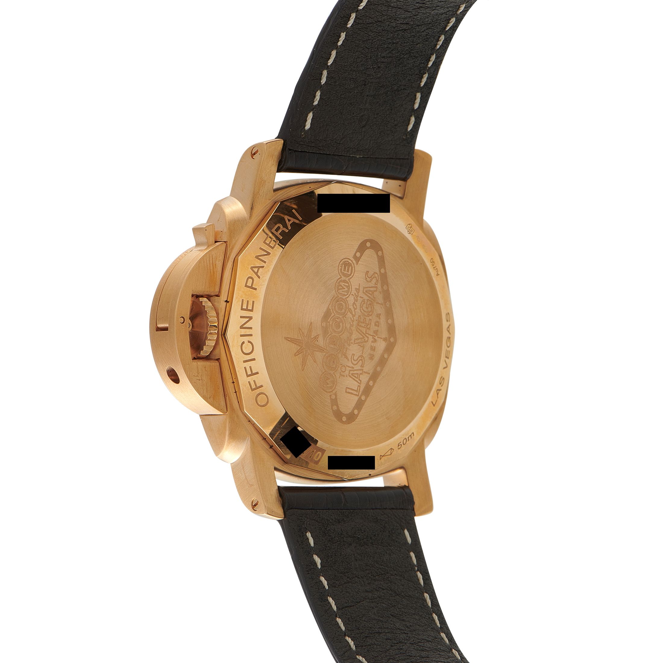 Officine Panerai Luminor GMT 10 Days Rose Gold Watch pam00491