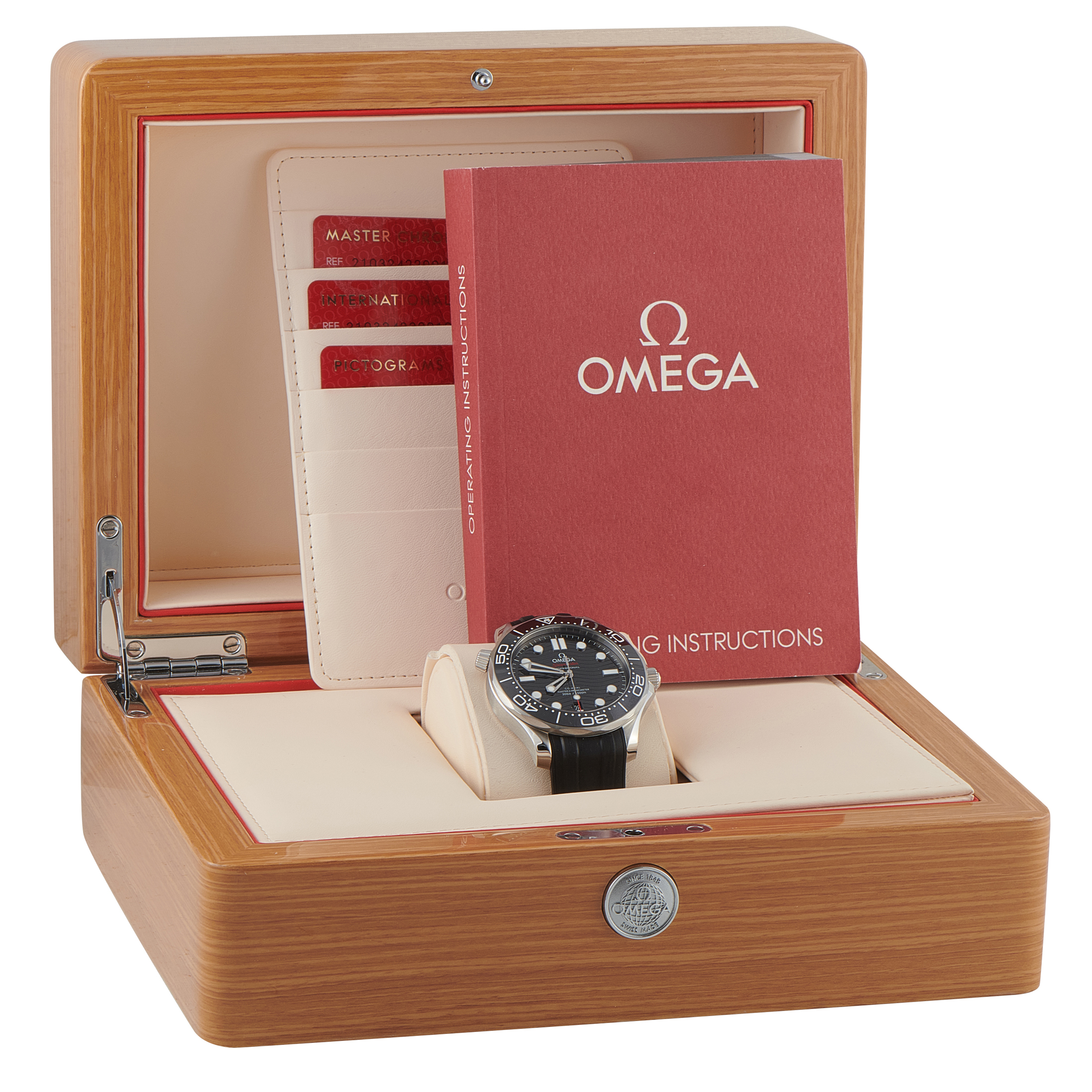 Omega Seamaster Diver 300M Black Ceramic Dial Steel Watch 210.32.42.20.01.001