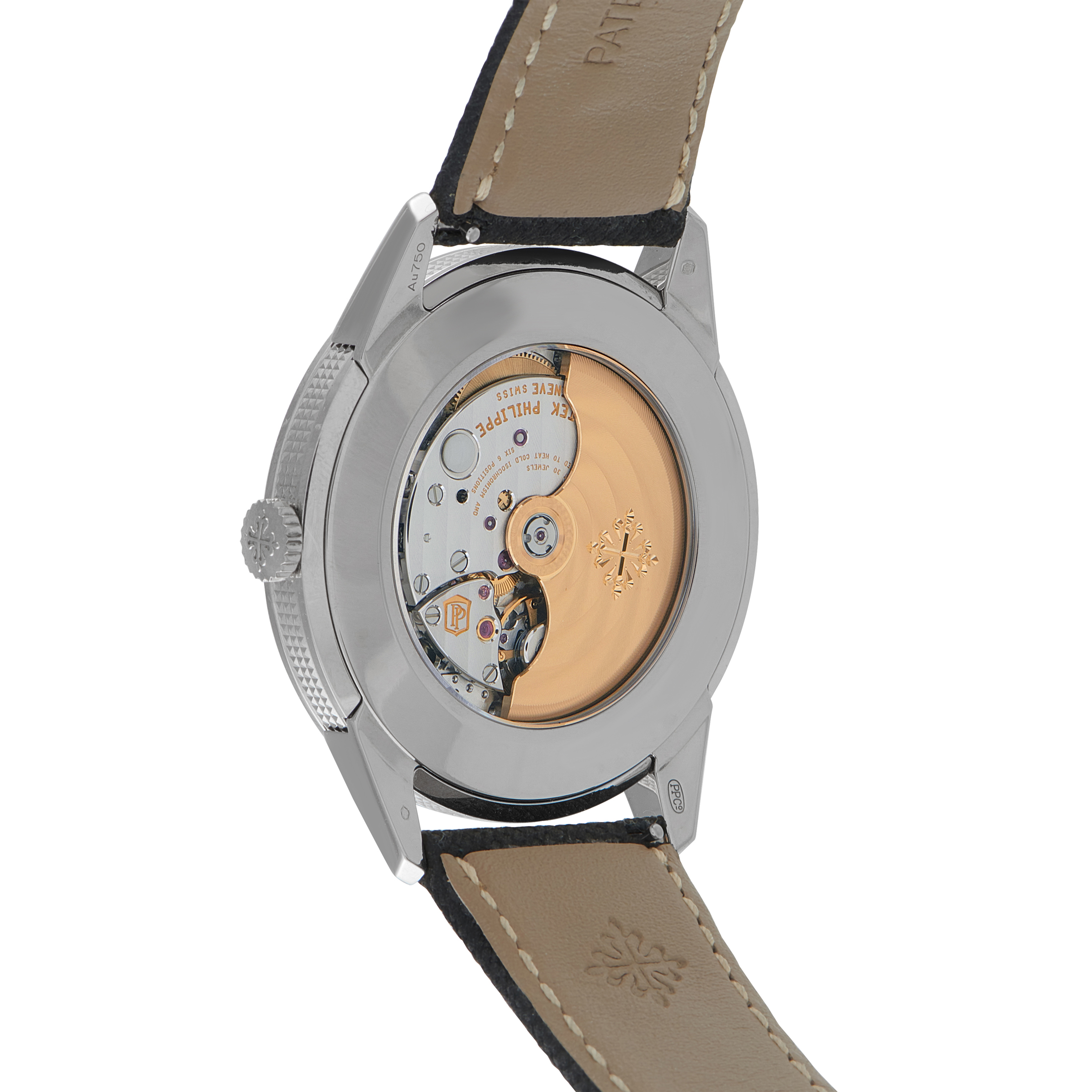 Patek Philippe Calatrava Charcoal Dial White Gold Watch 5526G 5526g