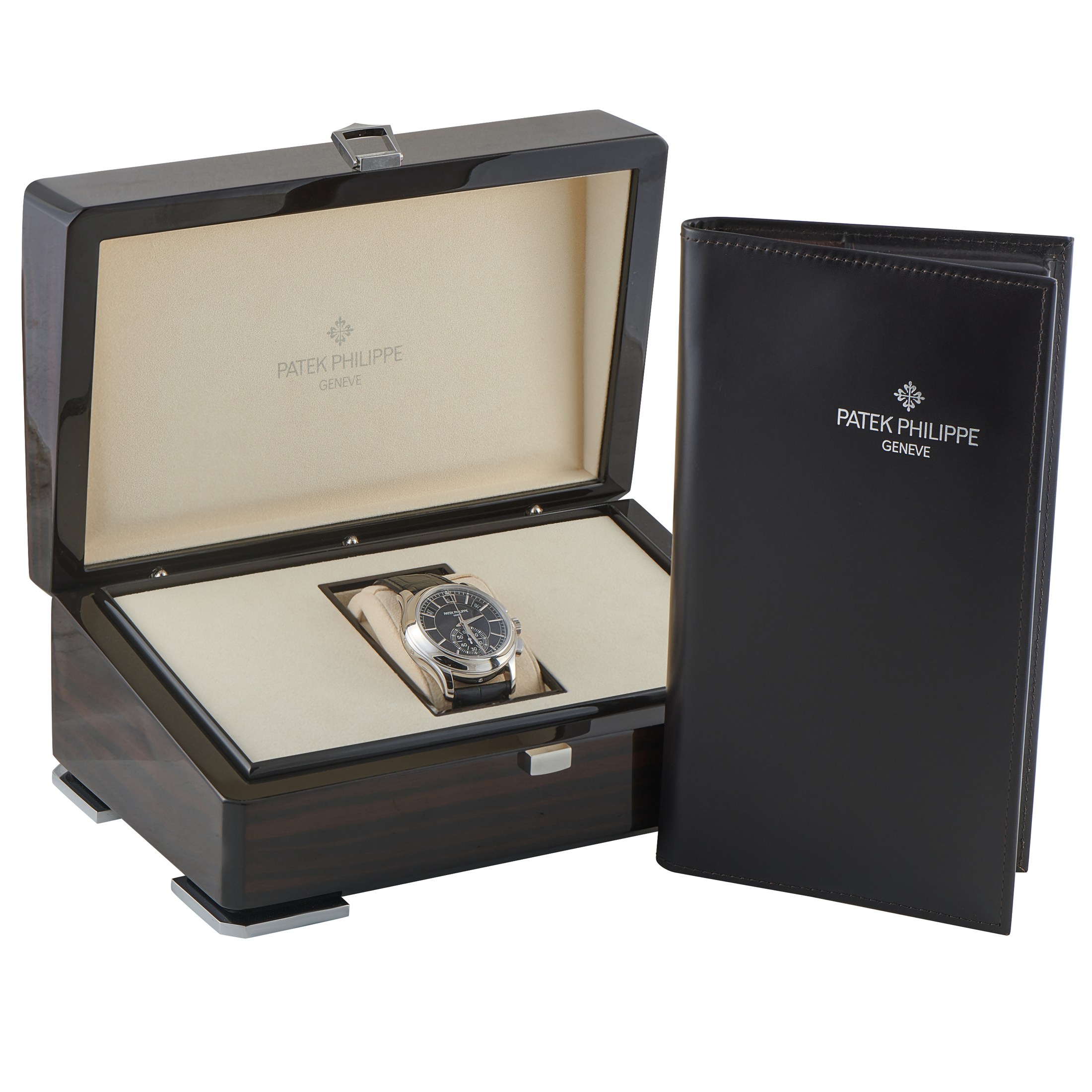 Patek Philippe Complications Annual Calendar Chronograph Platinum Watch 5905p-010