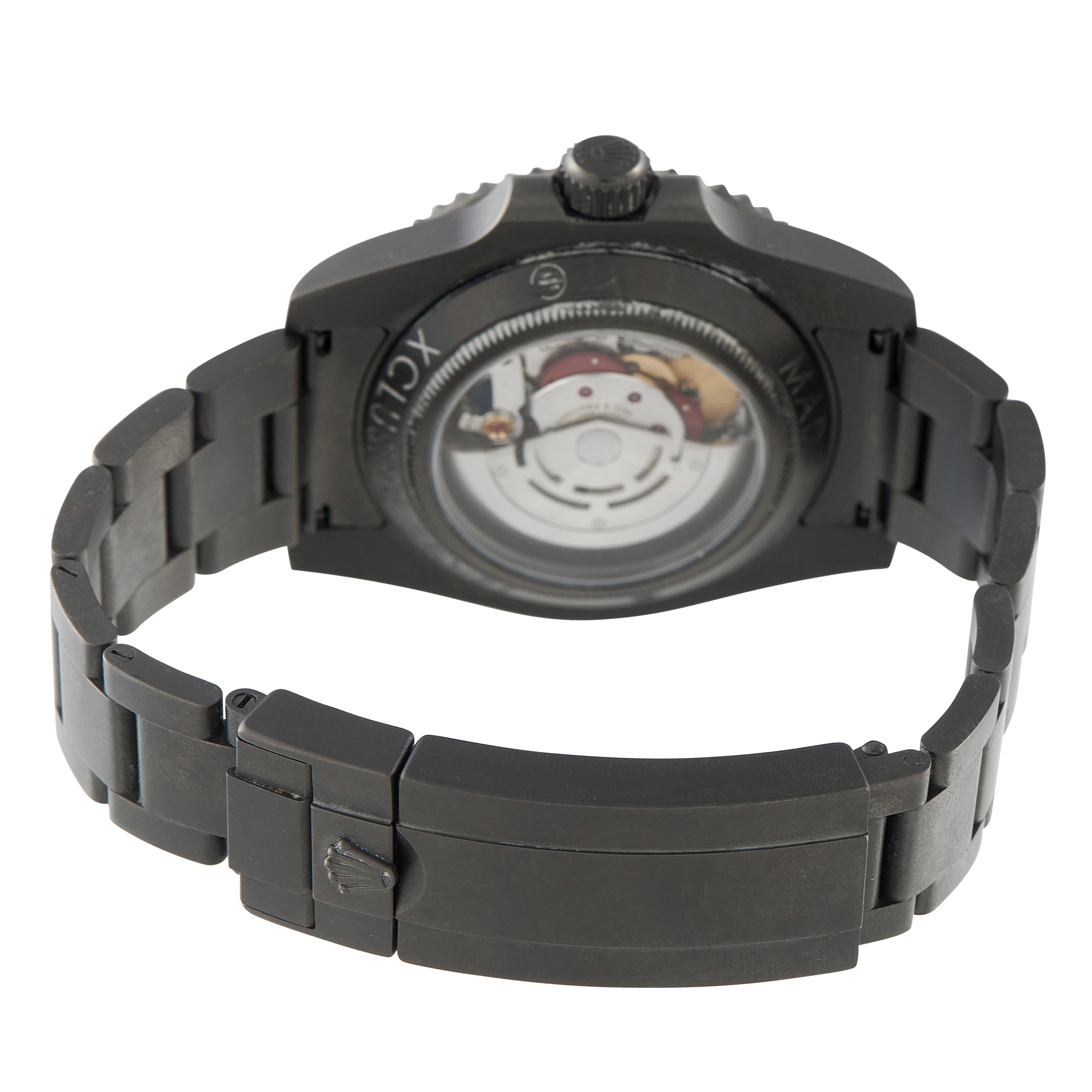 Rolex Submariner MAD Xclusive Series Black DLC Steel Watch 114060