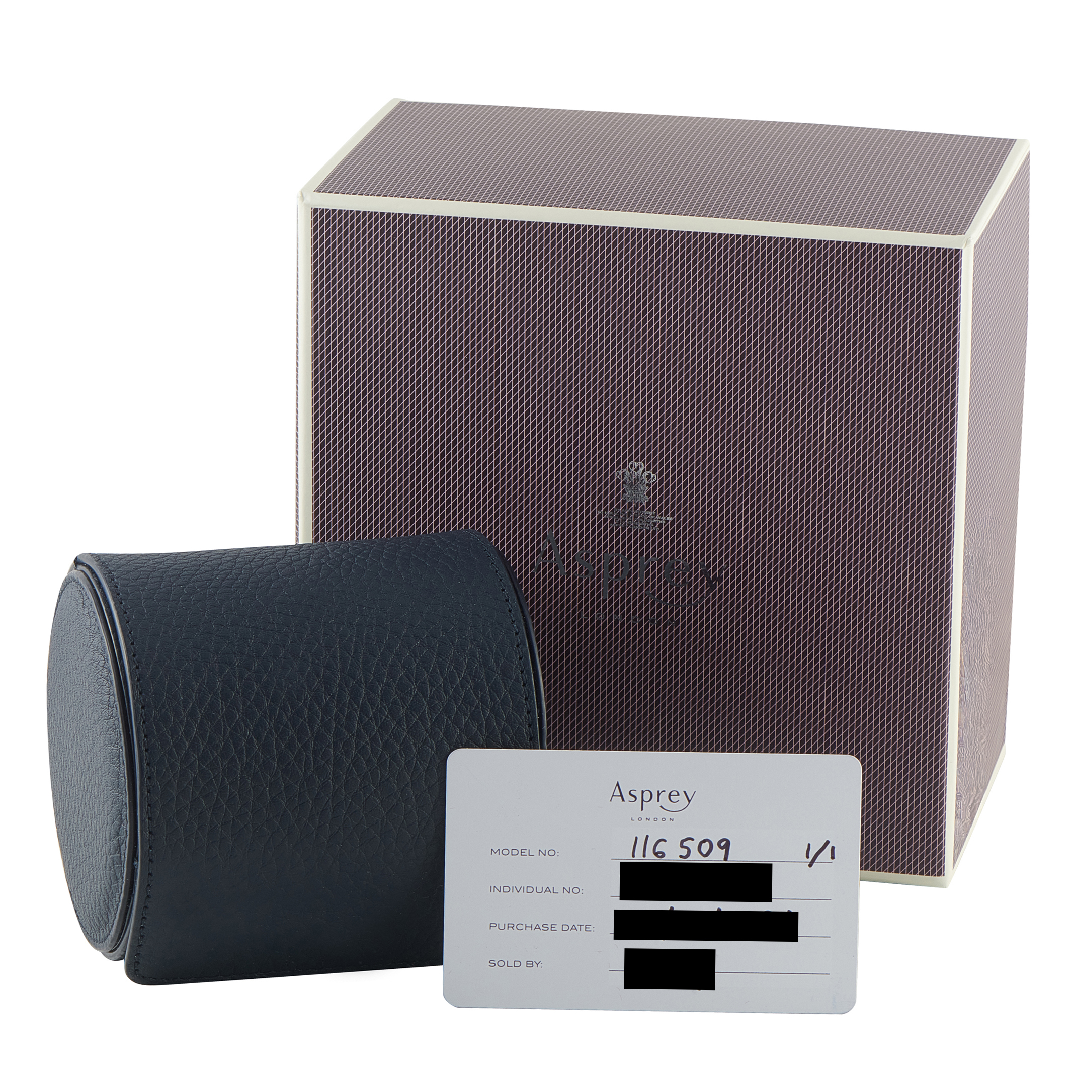 Rolex x Asprey Daytona Blue Dial Sapphire White Gold Watch 116509