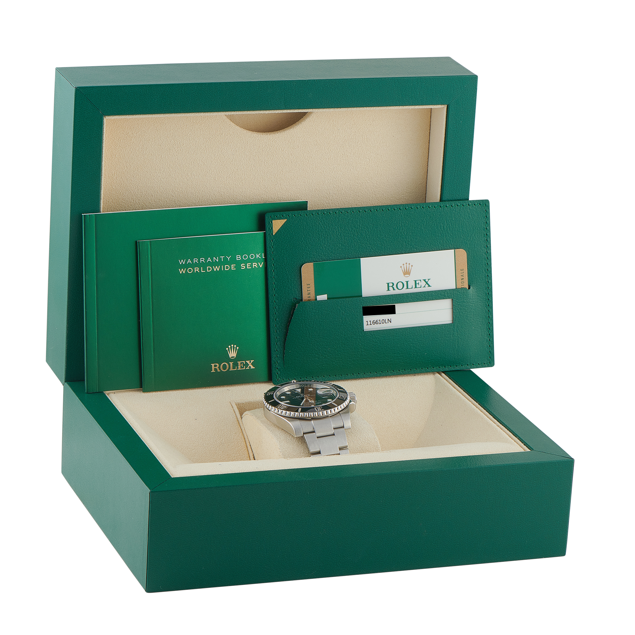 Rolex Submariner Black Dial Steel Watch 116610LN