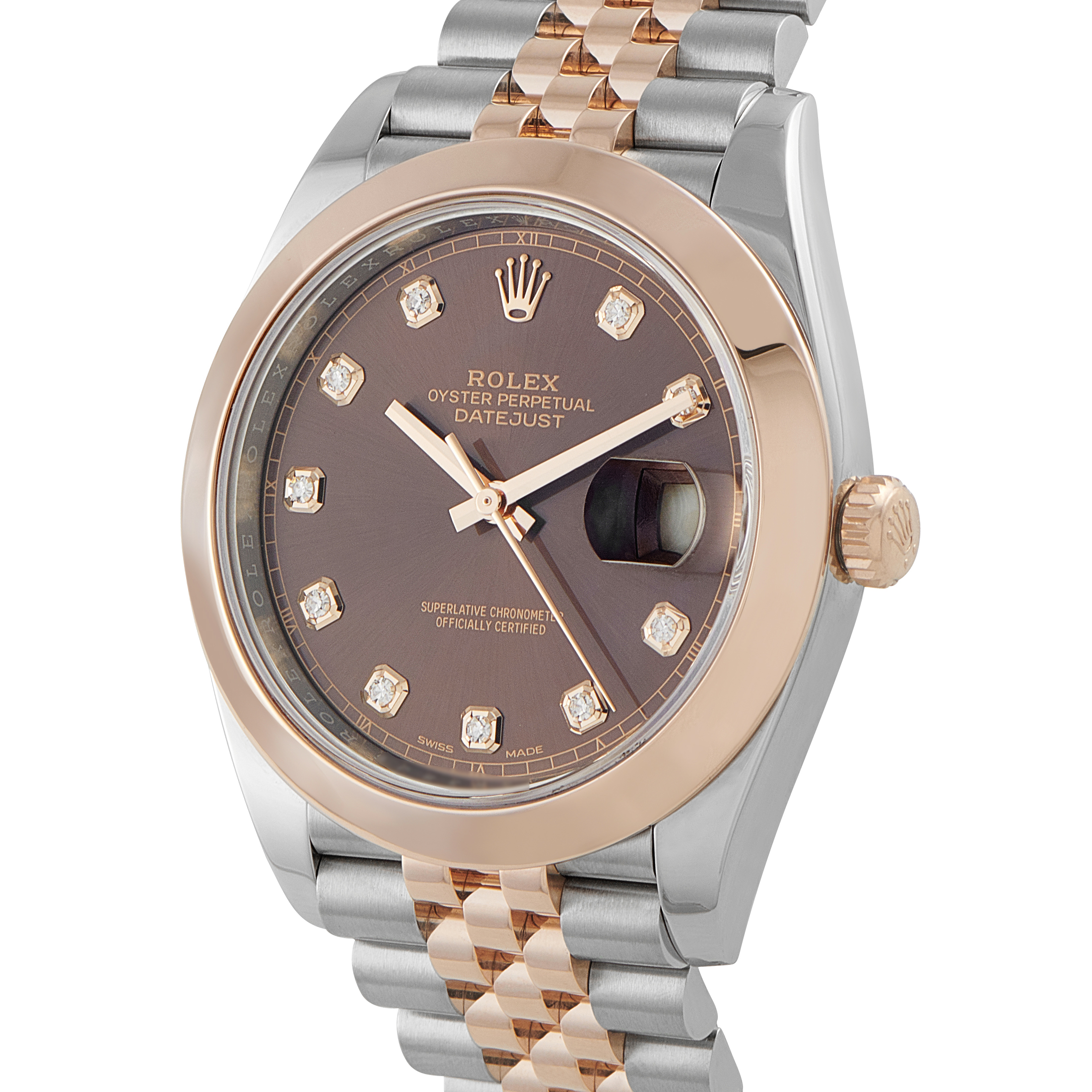 Rolex Datejust 41 Chocolate Dial Two-Tone Jubilee Watch Watch 126301