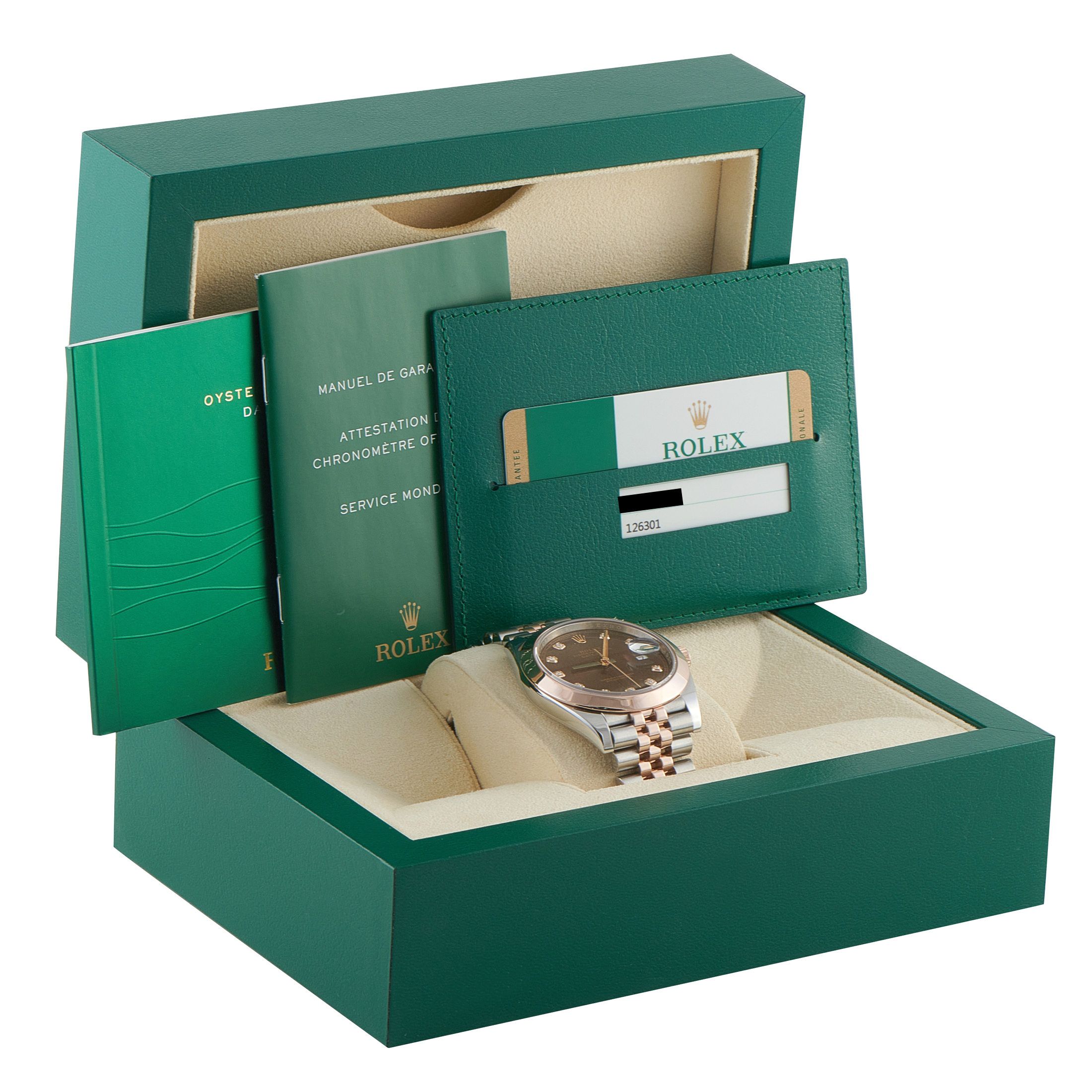 Rolex Datejust 41 Chocolate Dial Two-Tone Jubilee Watch Watch 126301