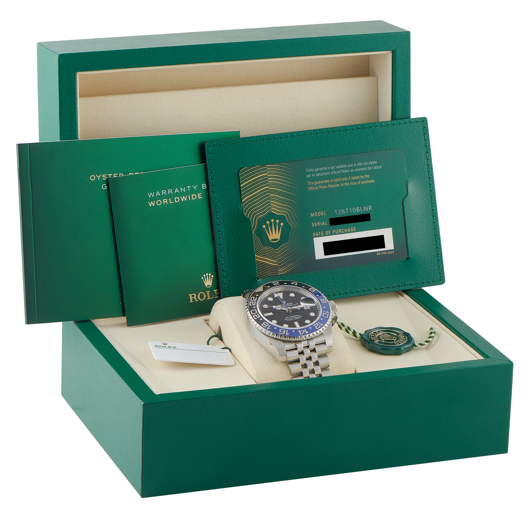 Rolex GMT-Master II Batman 40mm Watch 126710BLNR