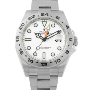 Rolex Explorer II Polar Dial Steel Watch 216570 front view