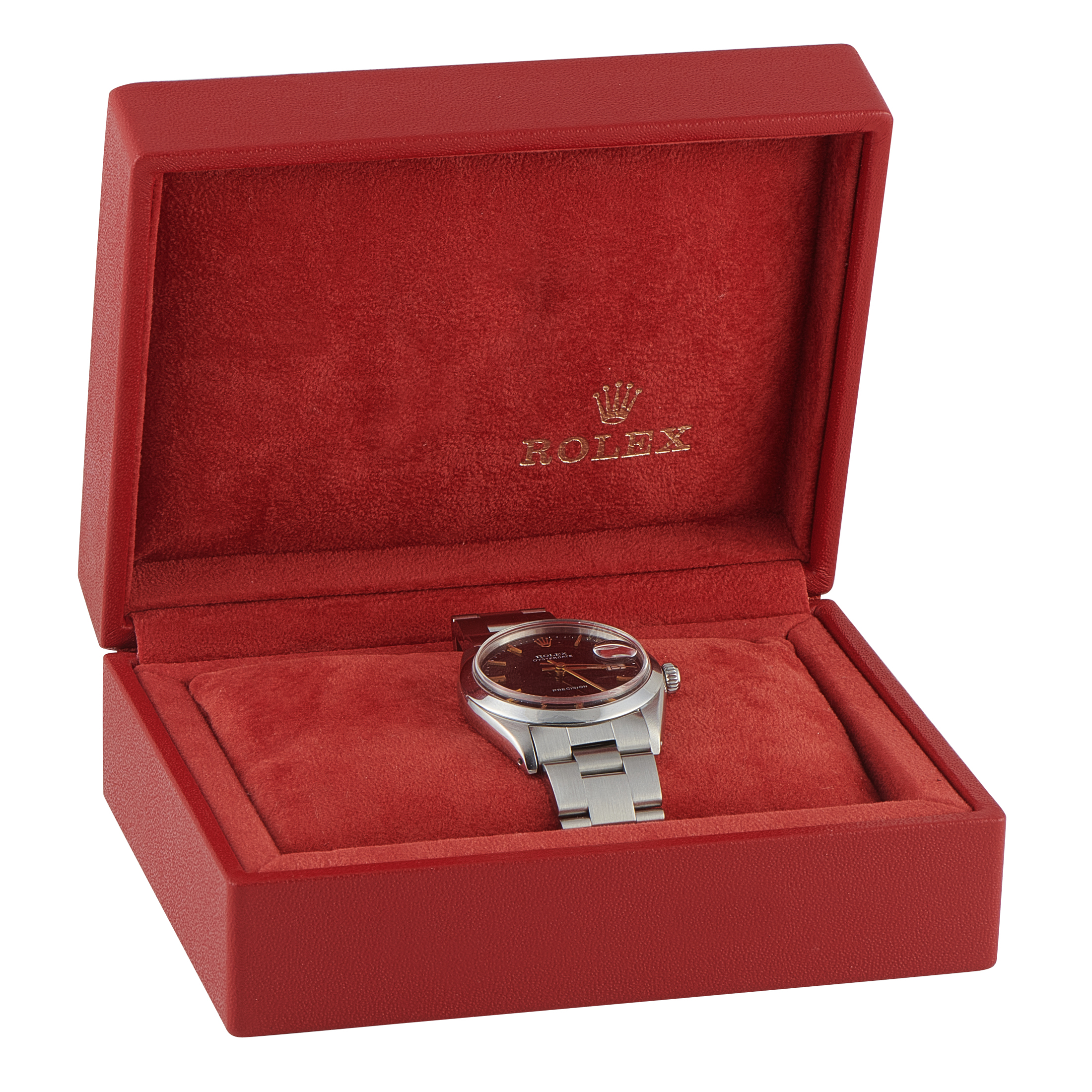 Rolex Oysterdate Precision Steel Watch 6694