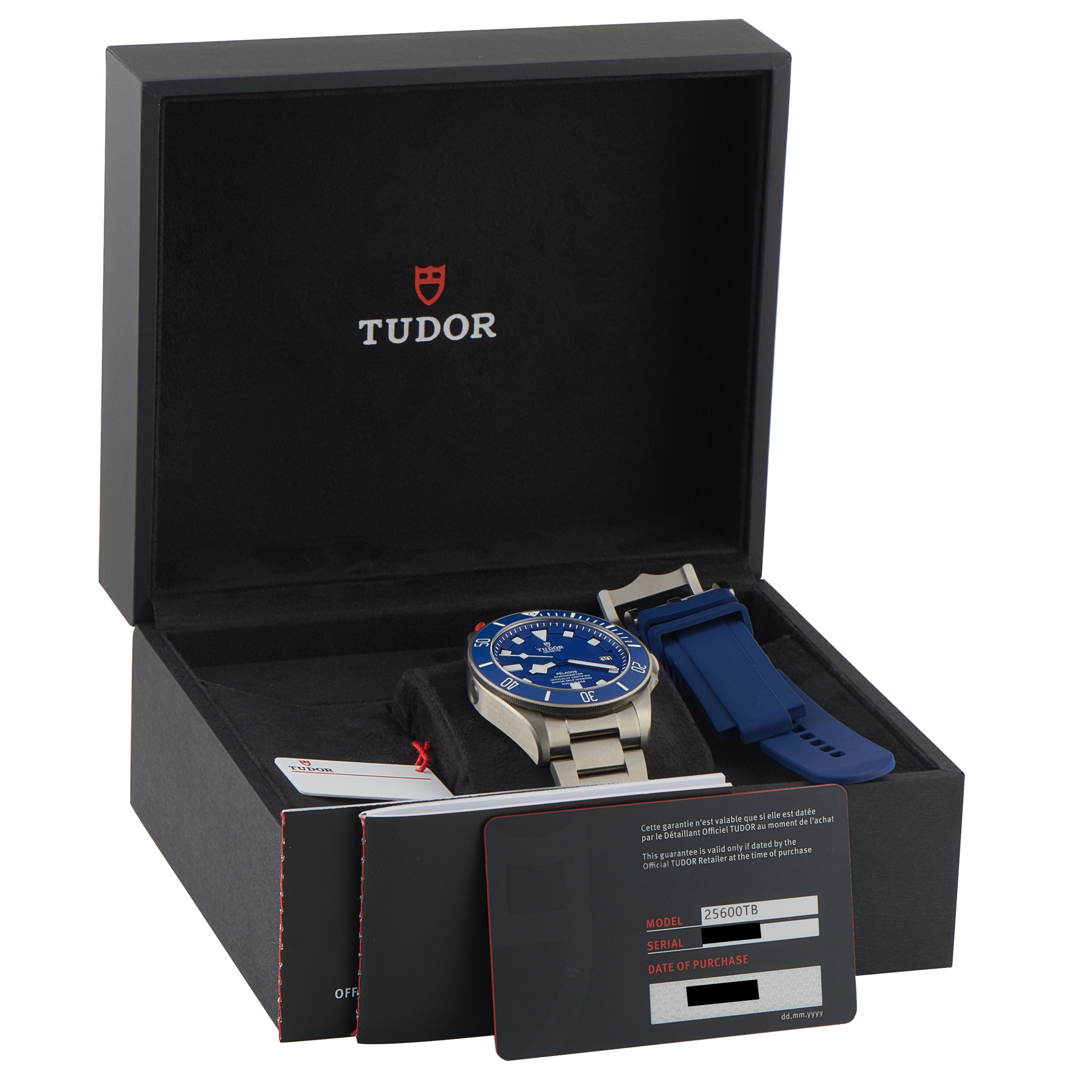 Tudor Pelagos Blue Dial Titanium Watch 25600TB