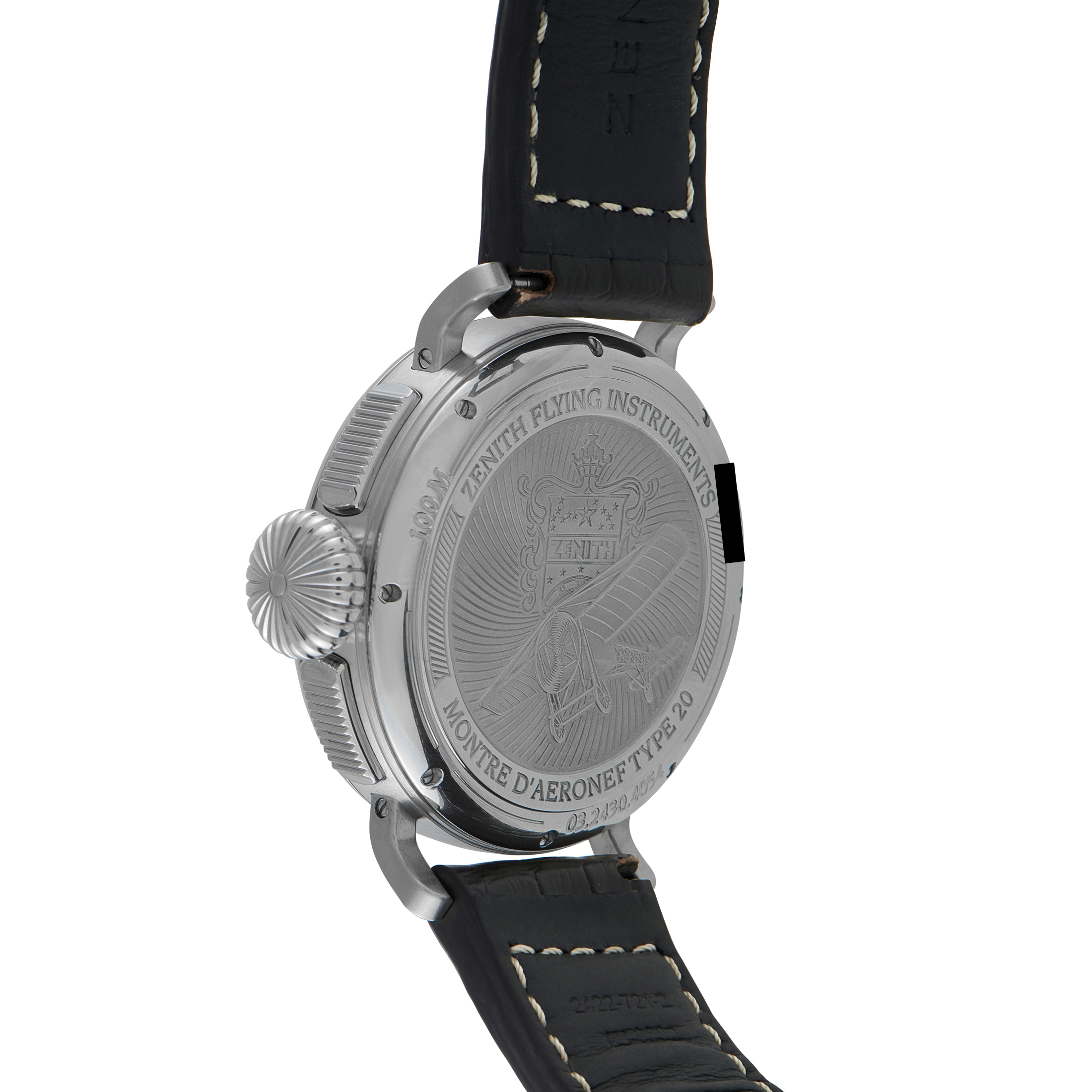 Zenith Pilot Type 20 Montre d'Aéronef Annual Calendar Steel Watch 03.2430.4054/21.C721