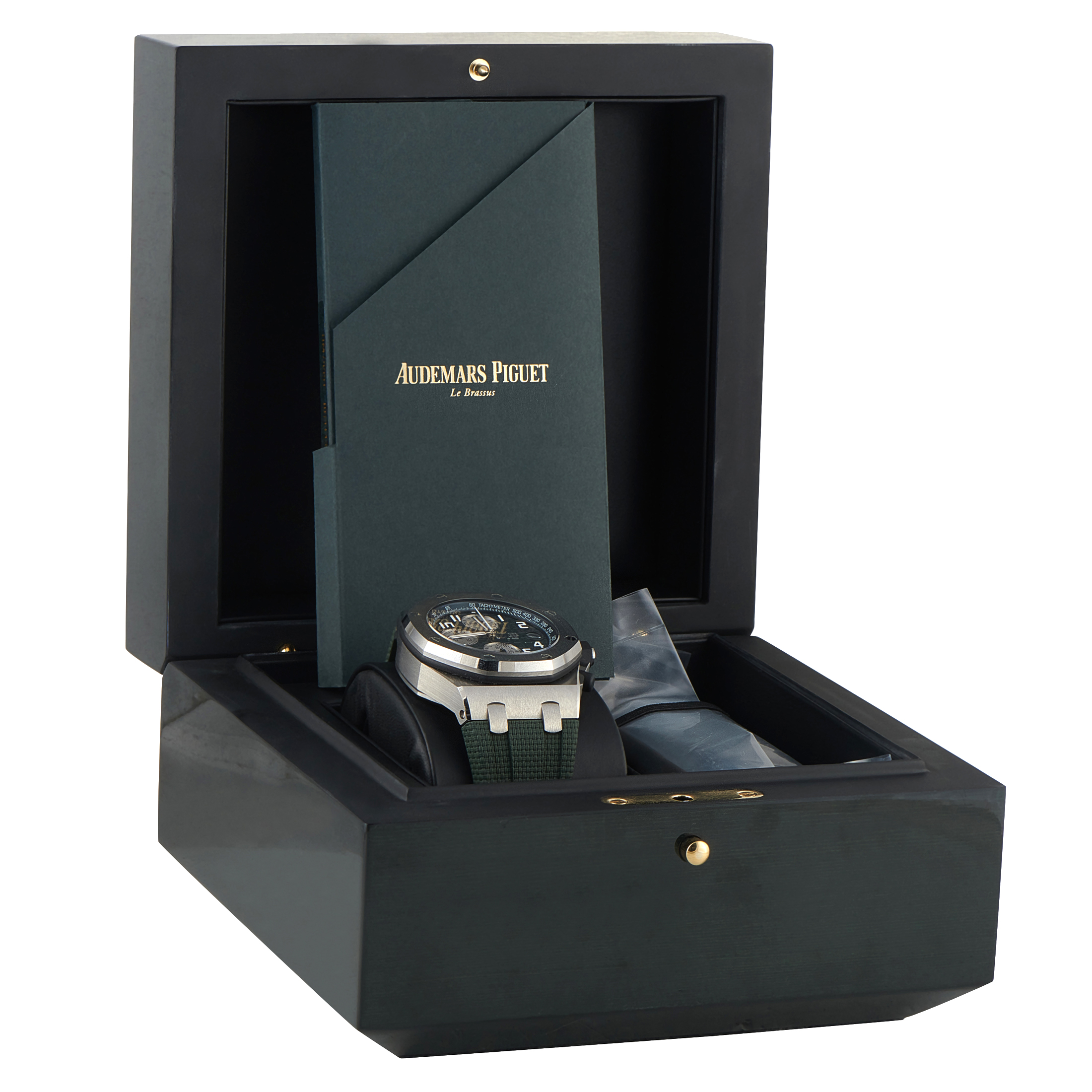 Audemars Piguet Royal Oak Offshore Khaki Green Titanium Watch 26238TI.OO.A056CA.01