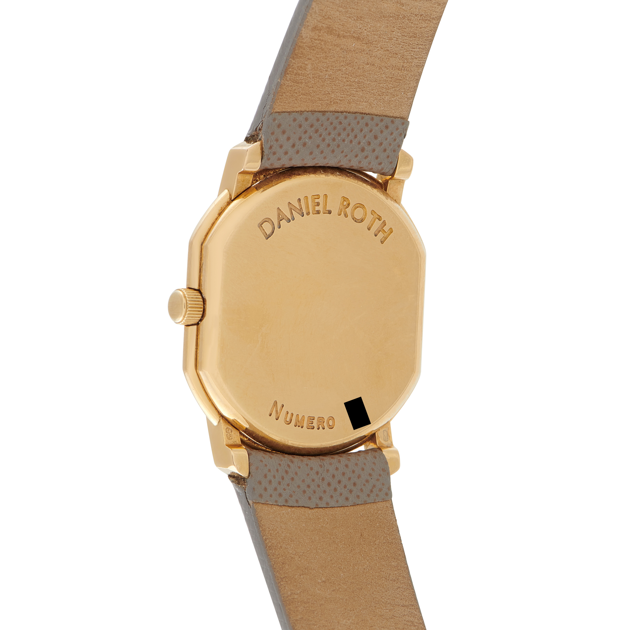 Daniel Roth C107 Extra Plat 18K Yellow Gold Watch C107 caseback