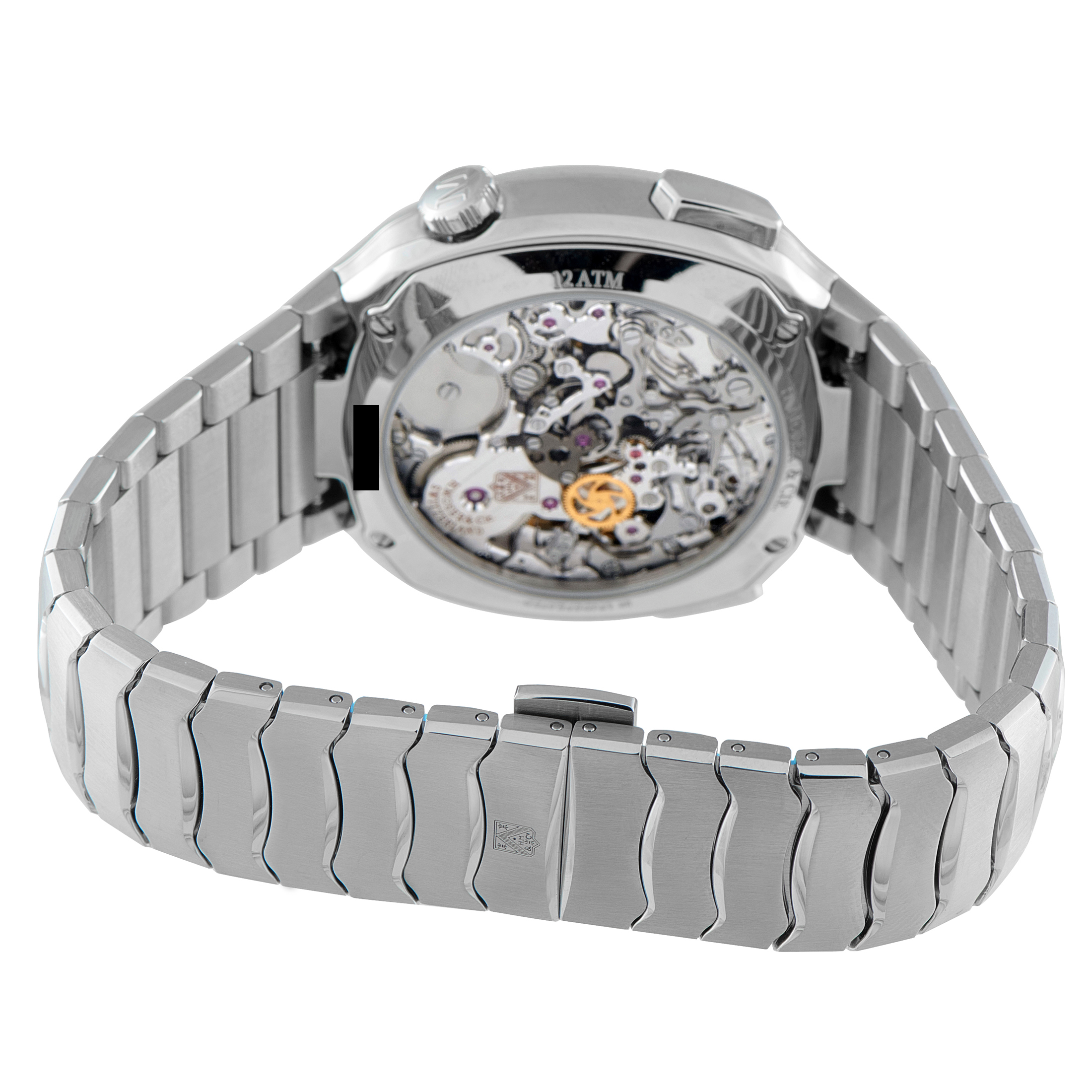 H. Moser & Cie Streamliner Chronograph Undefeated Green Camo Dial Steel Watch 6902-1205