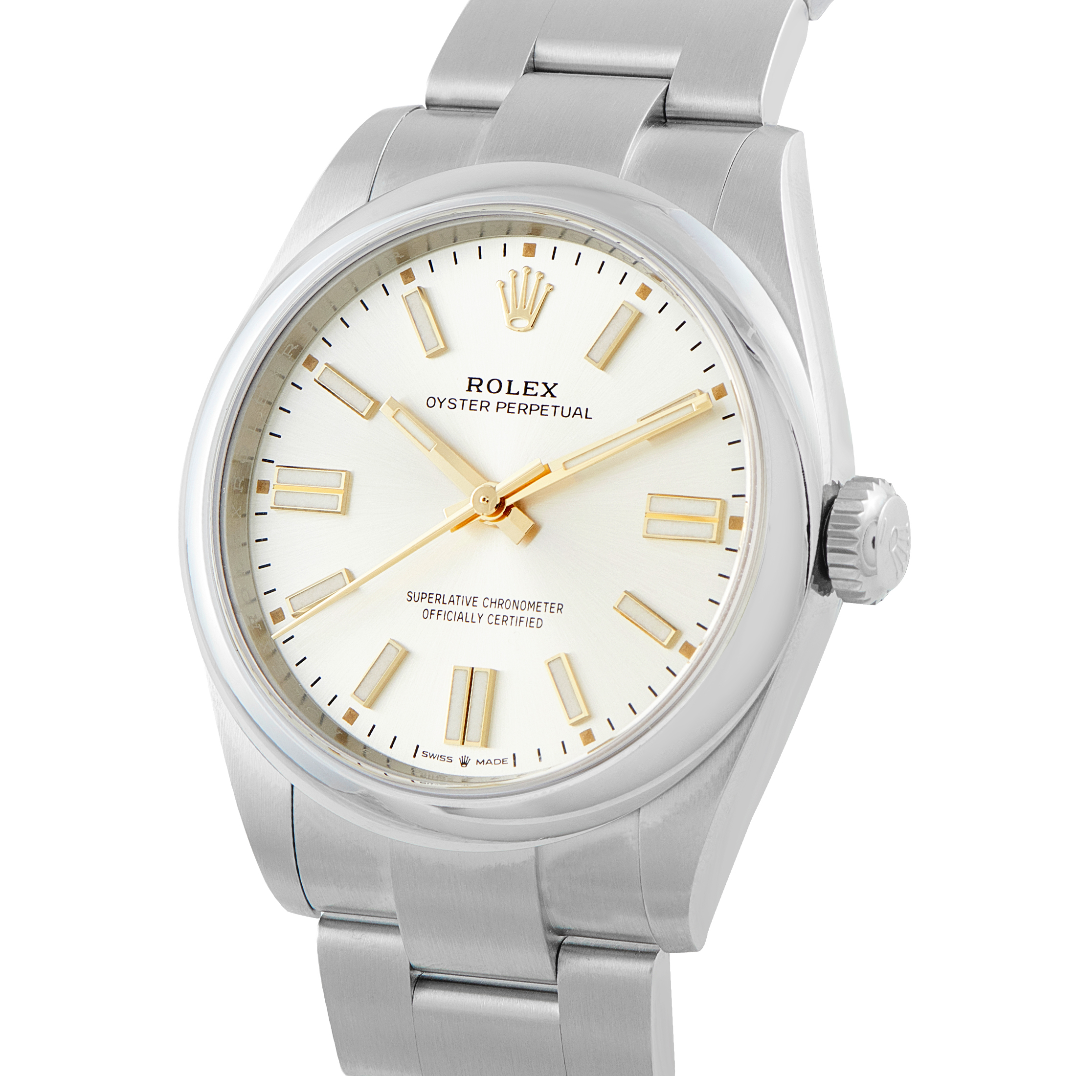 Rolex Oyster Perpetual 41 Silver Dial Steel Watch 134300